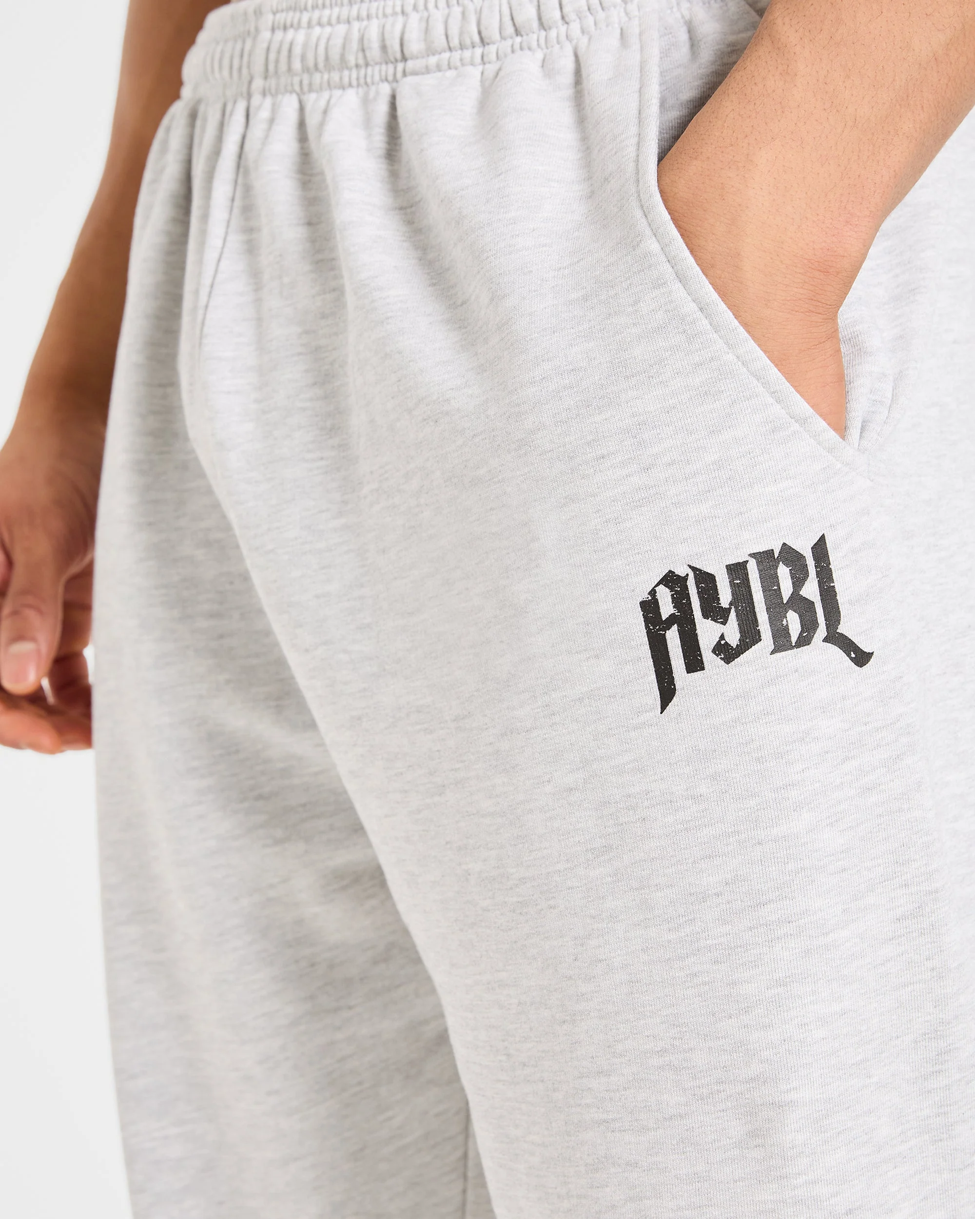 Heavy Lifting Gothic Oversized Joggers - Grijs Marl - Image 6