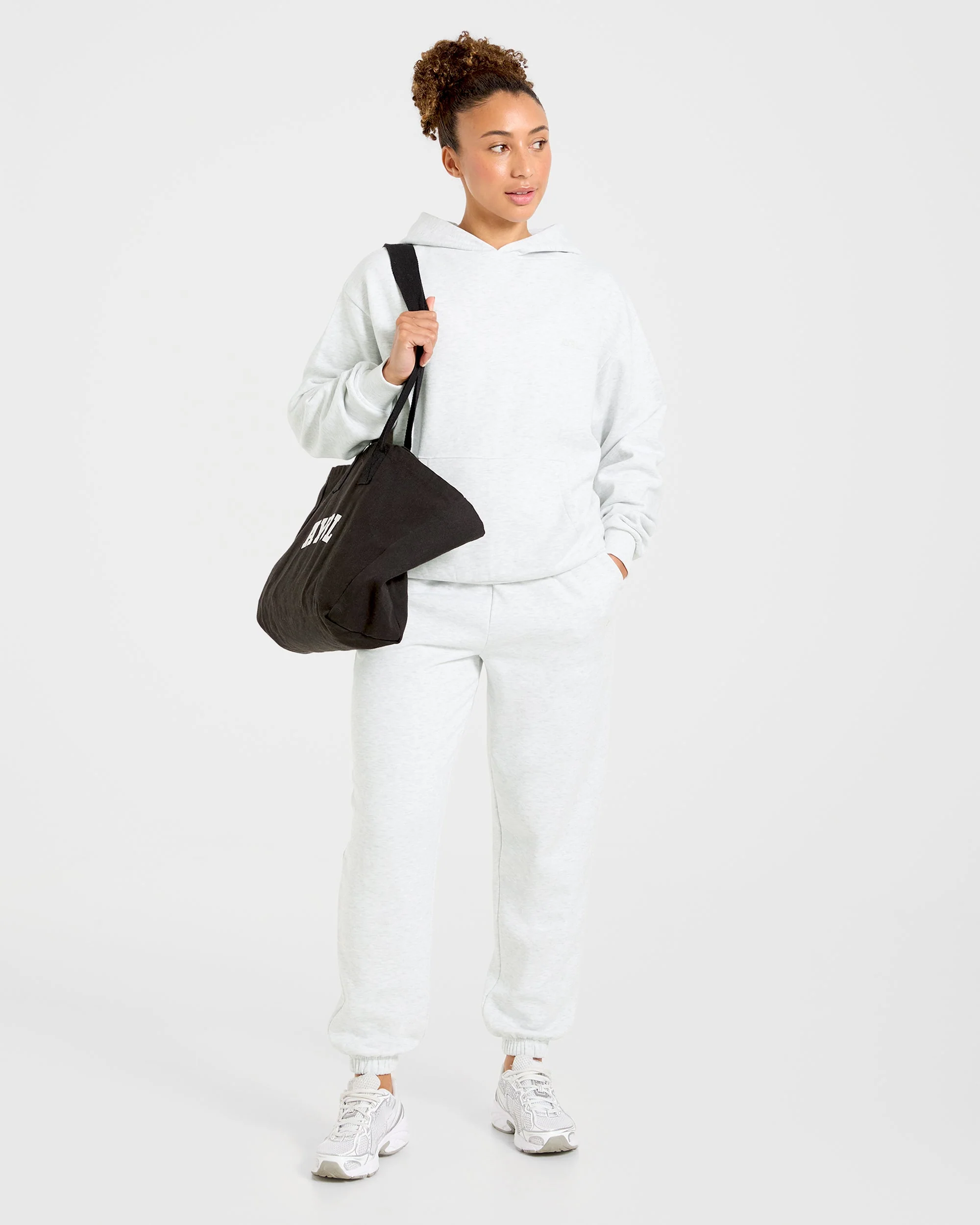 Lifestyle Oversized Hoodie - Heather Grijs - Image 7