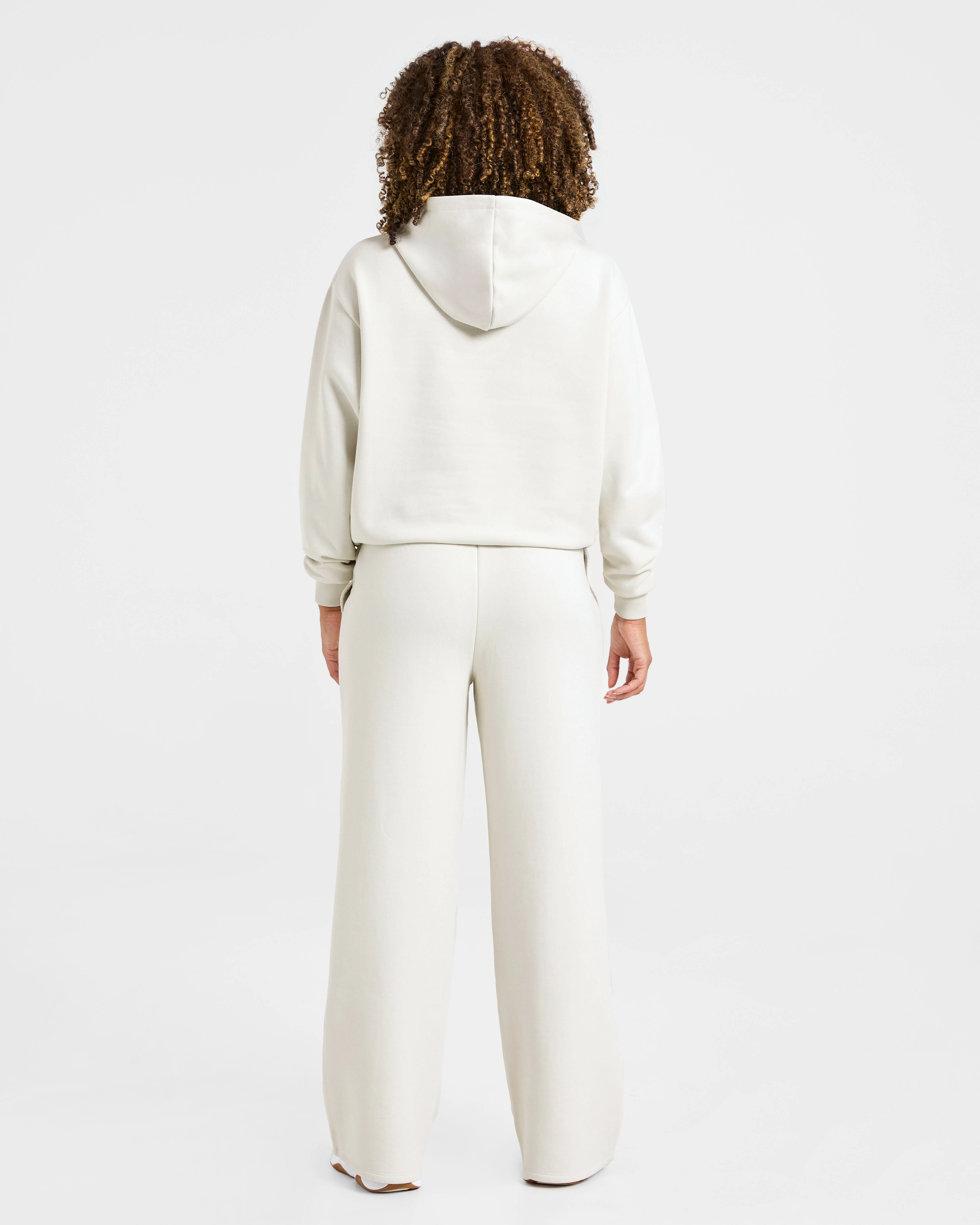 Lifestyle Oversized Hoodie - Off Wit - Image 4