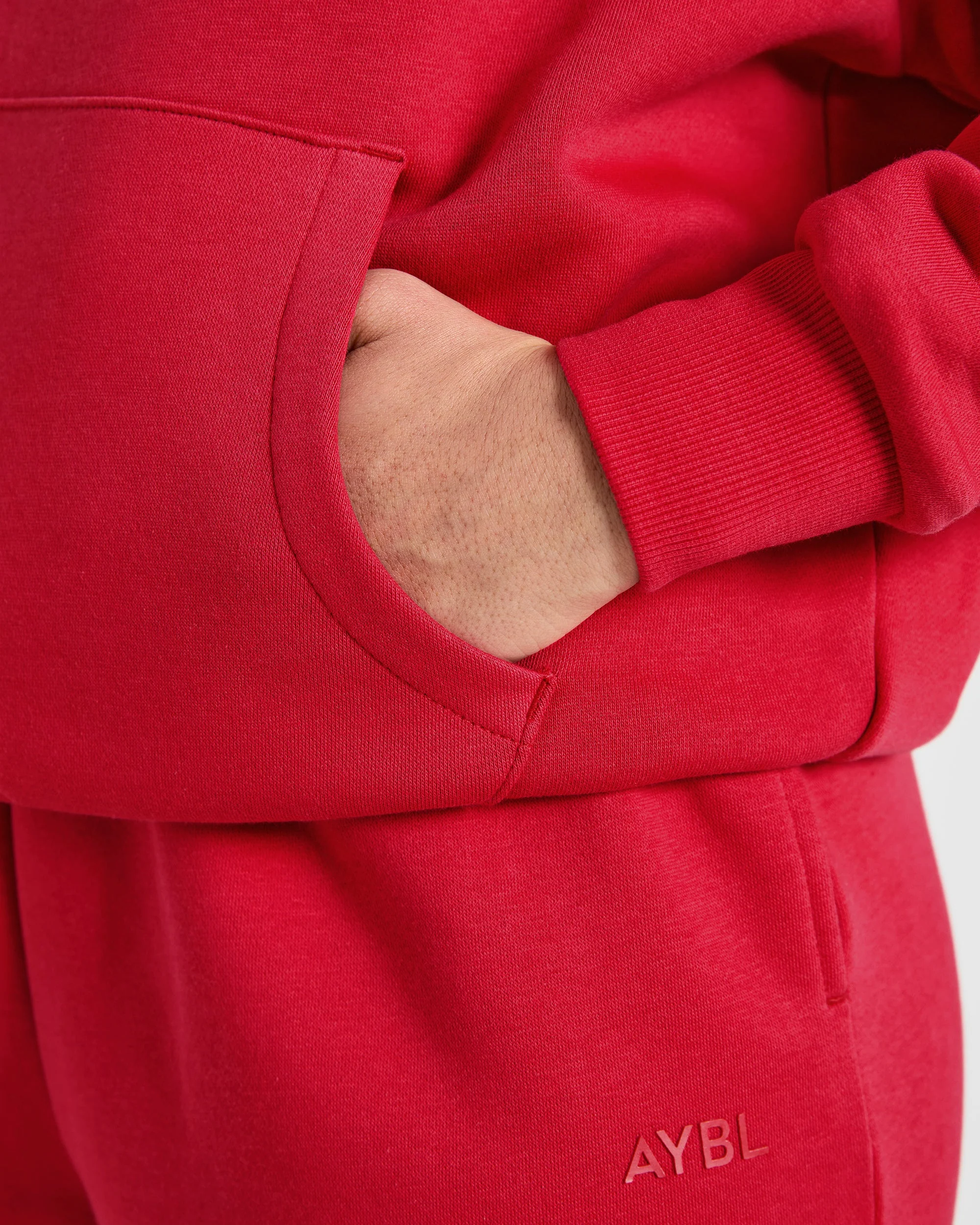 Lifestyle Oversized Hoodie - Rood - Image 6