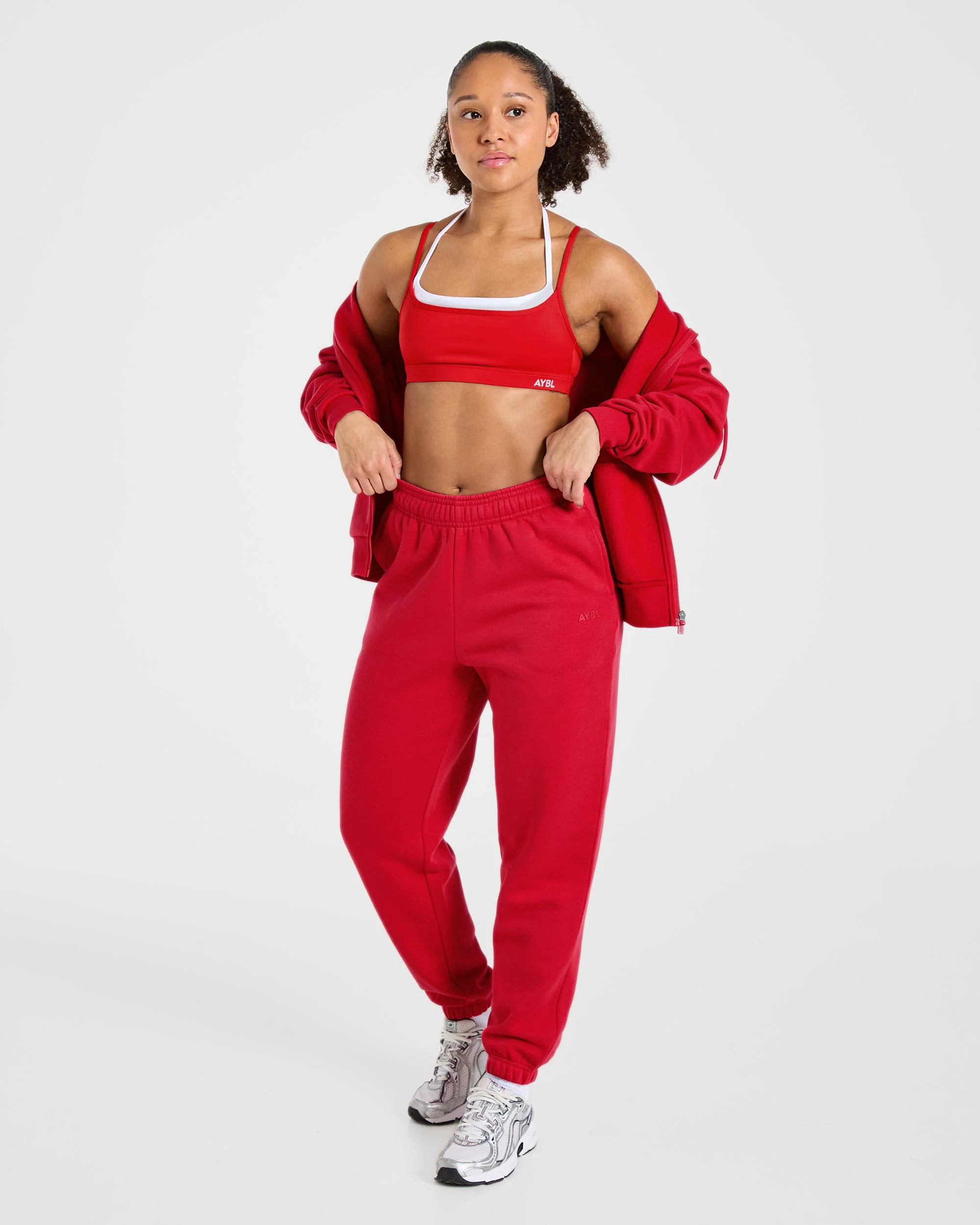 Lifestyle Oversized Joggers - Rood - Image 7