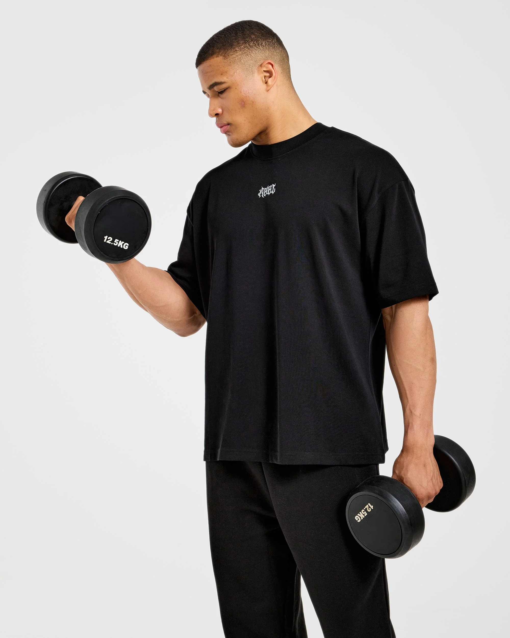 Lift Forge Oversized T Shirt - Zwart - Image 8