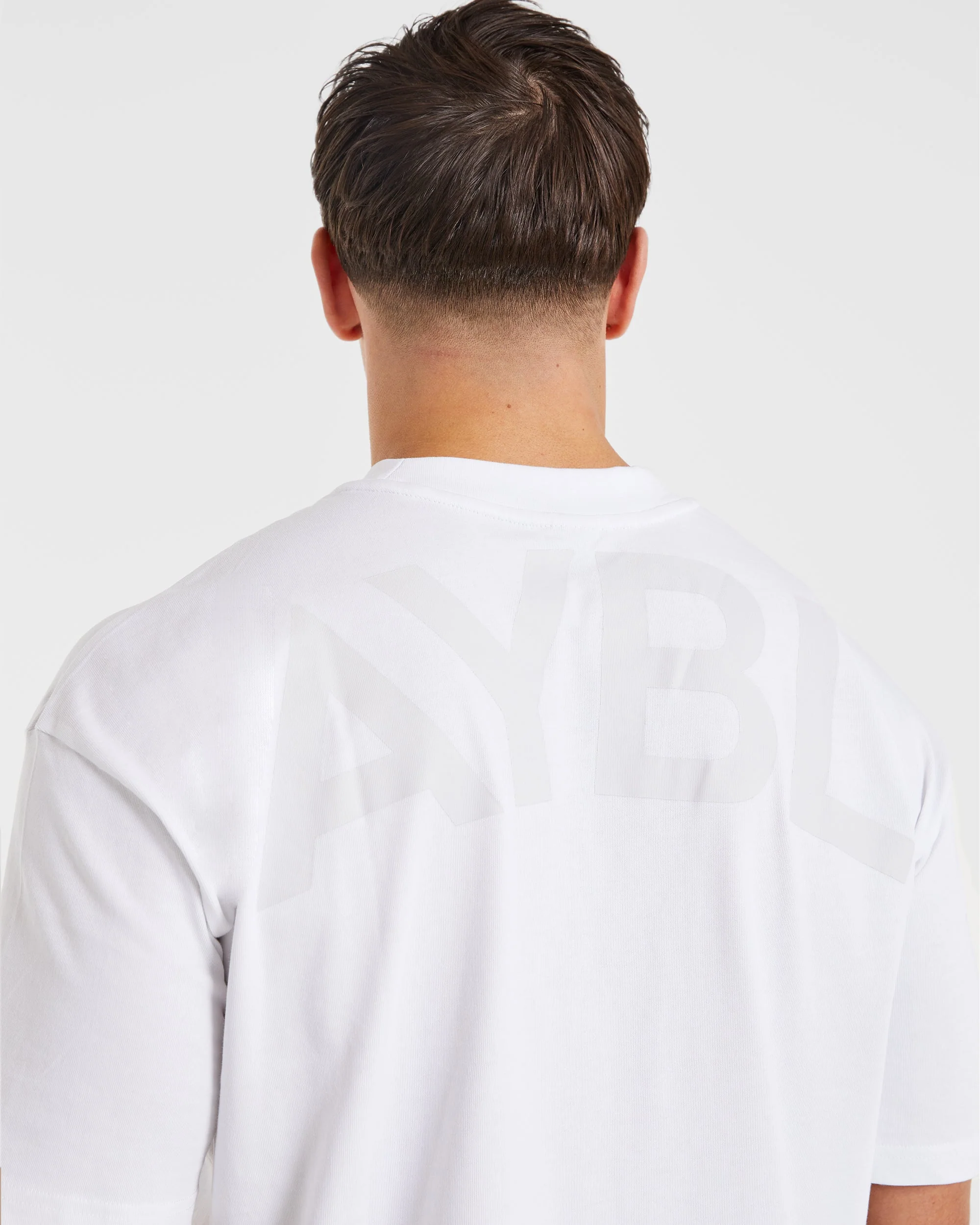 Essential Oversized T Shirt - Wit - Image 6
