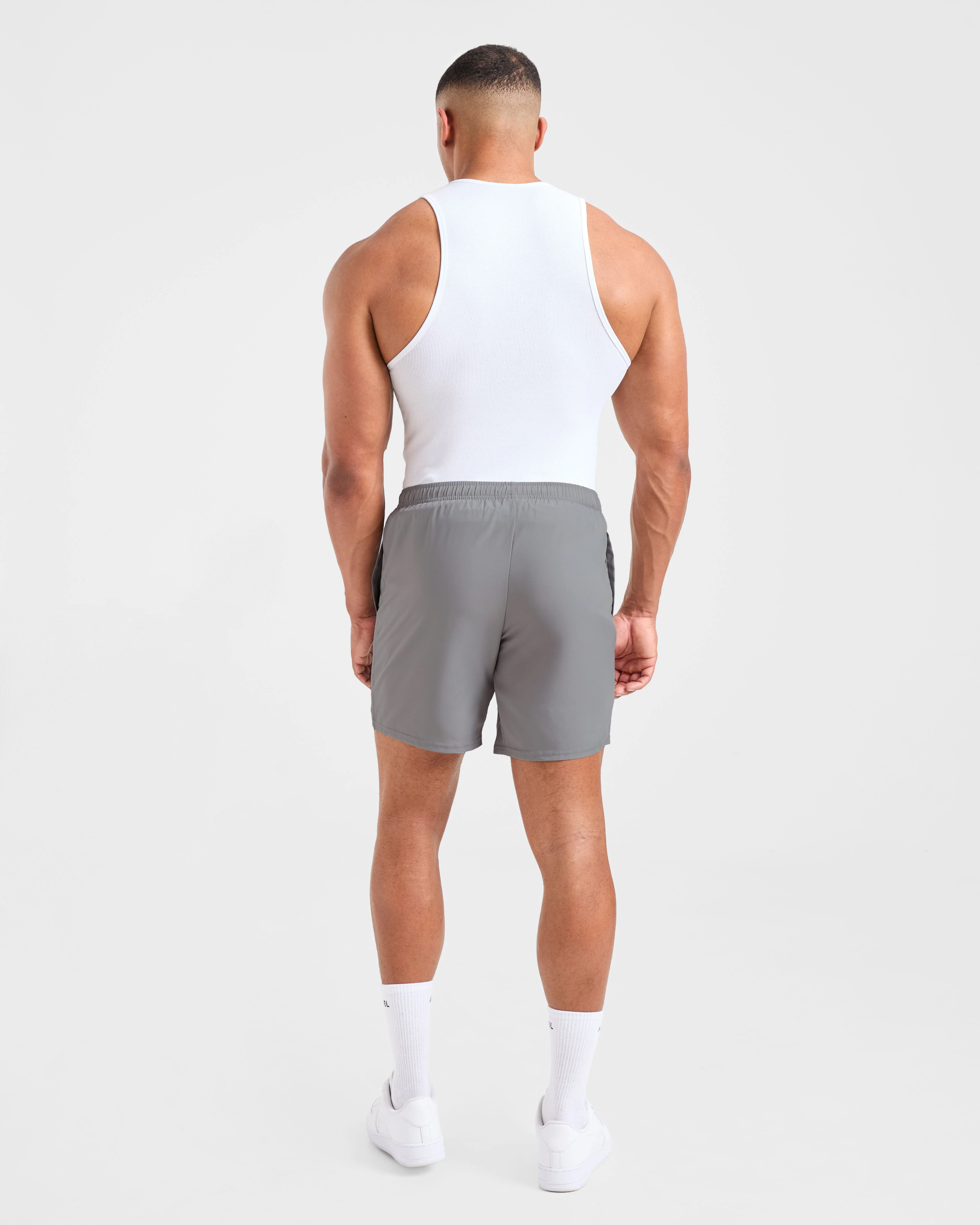 Muscle Ribbed Tank - Wit - Image 4