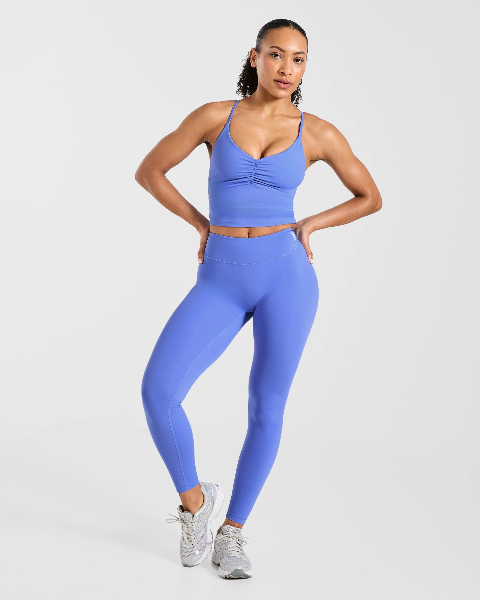 Physique Leggings - Cornflower Paars - Image 8