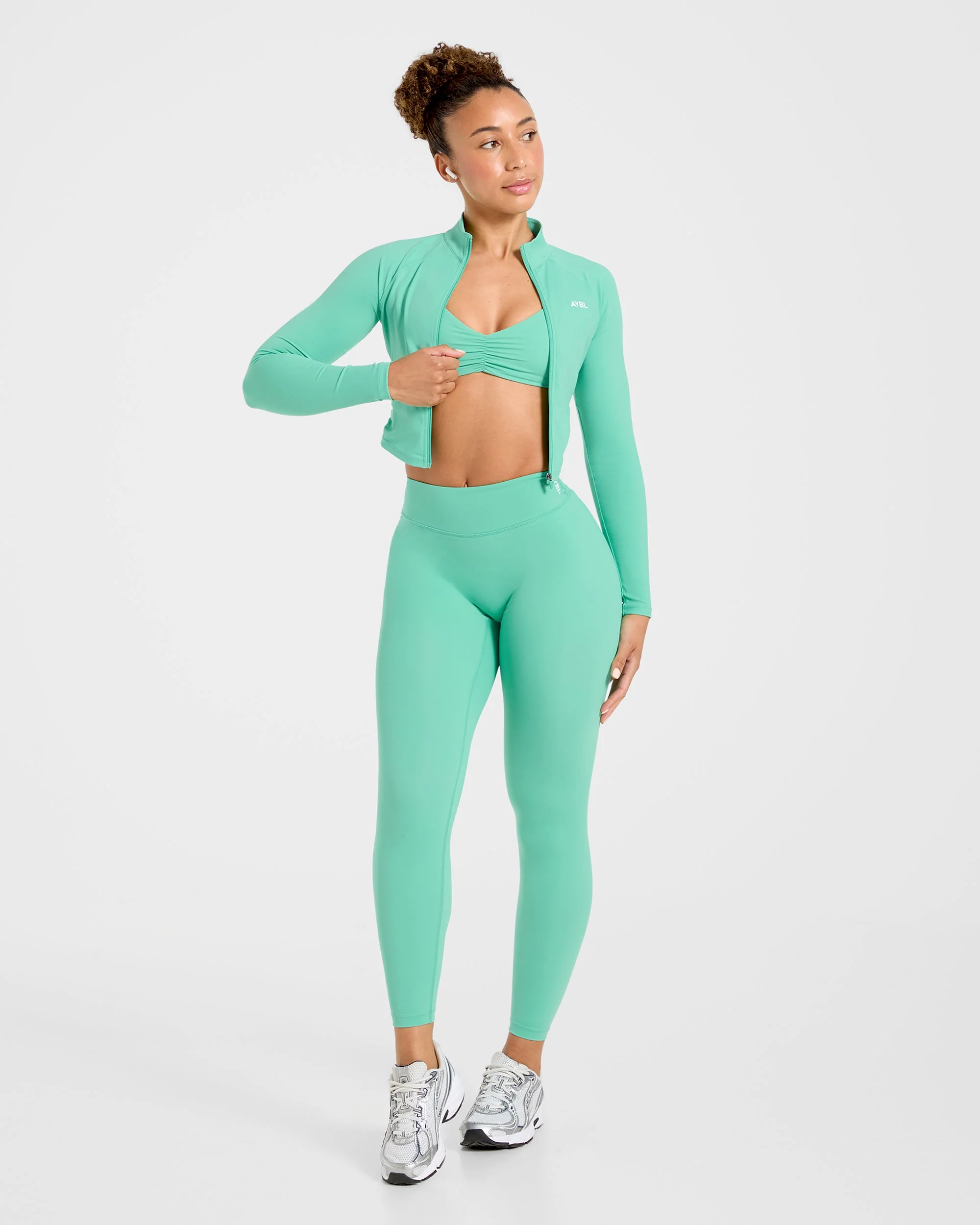Physique Zip Up Jacket - Summer Groen - Image 7