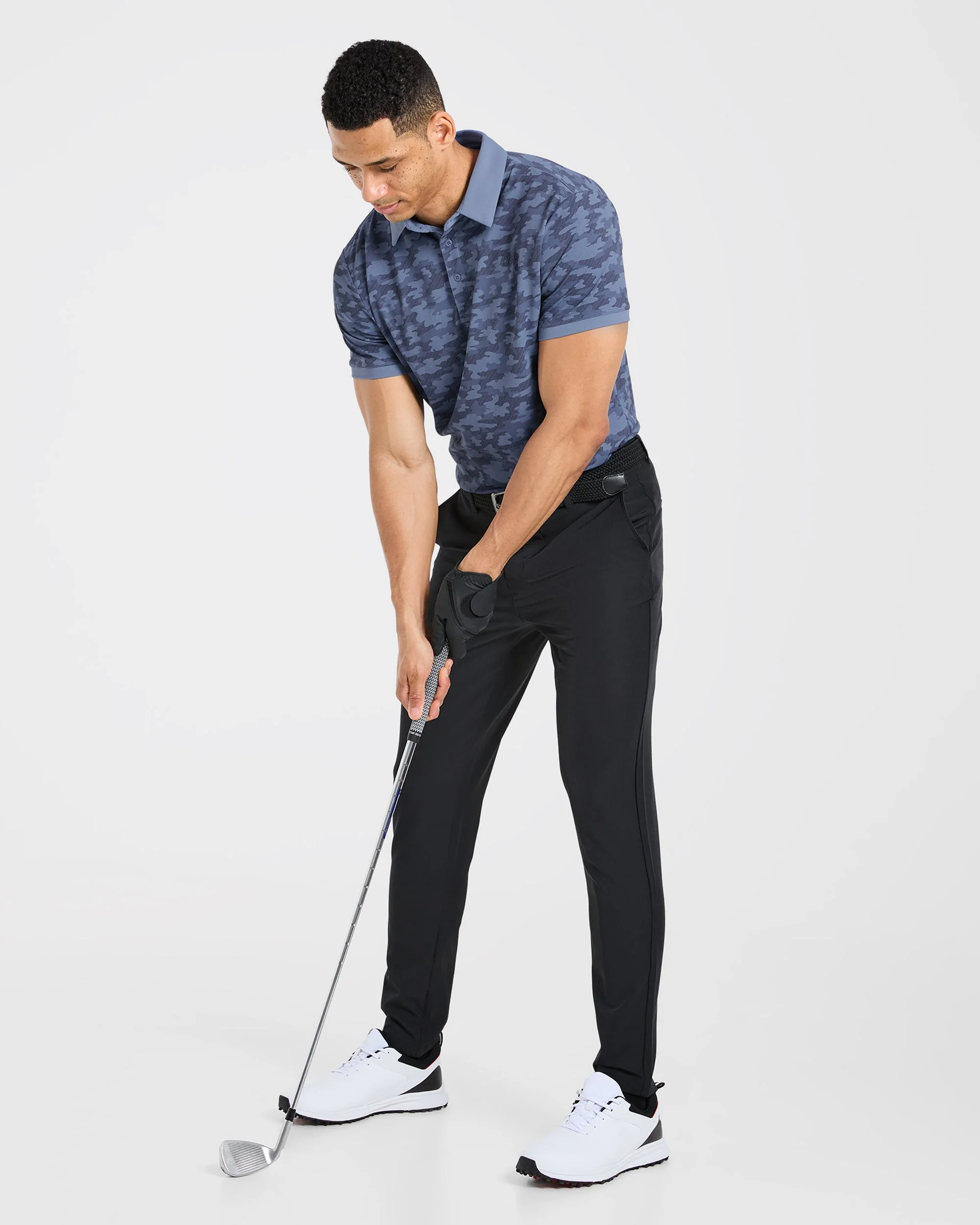 Precision Camo Polo - Blauw - Image 7