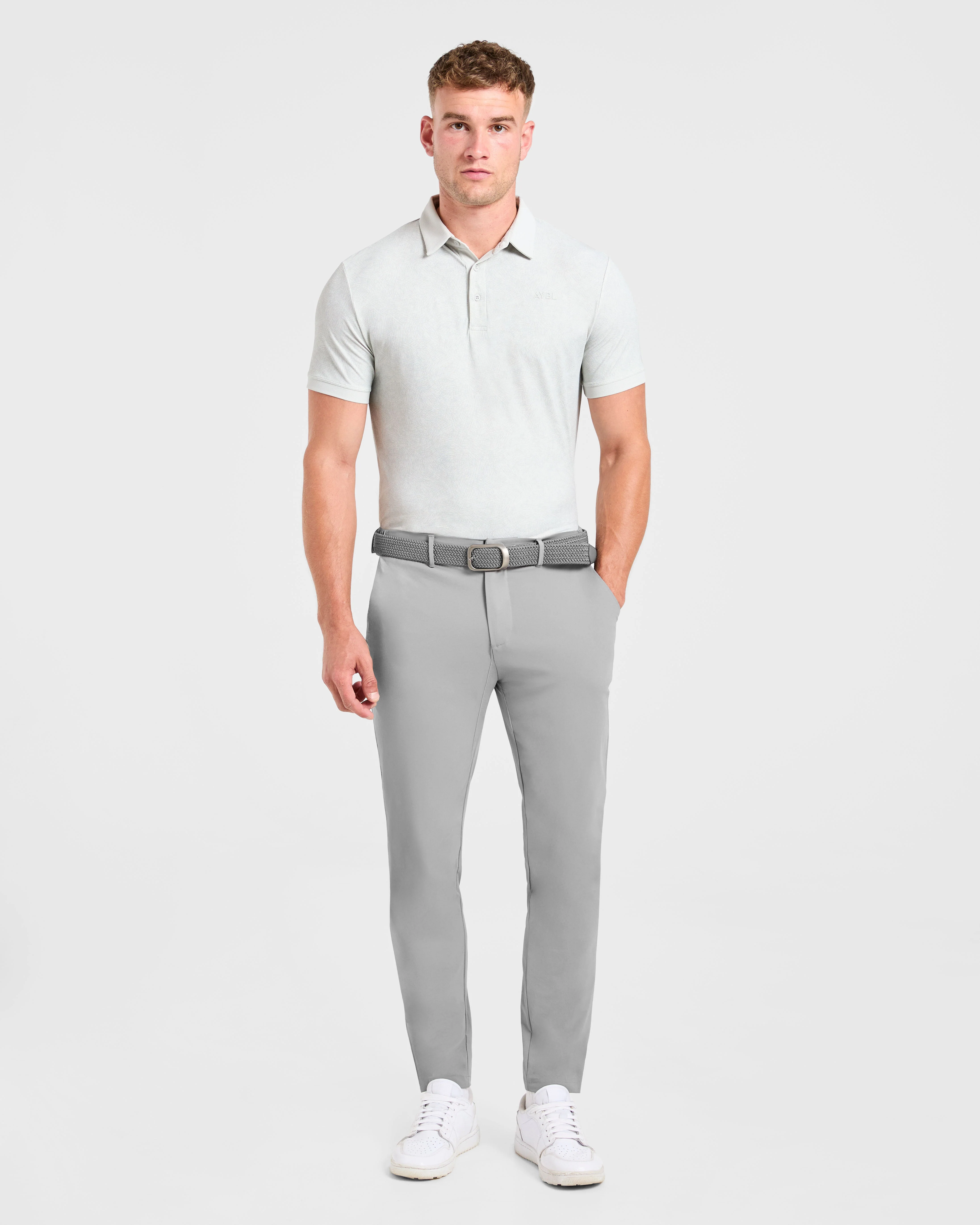 Precision Static Polo - Ice Grijs - Image 3