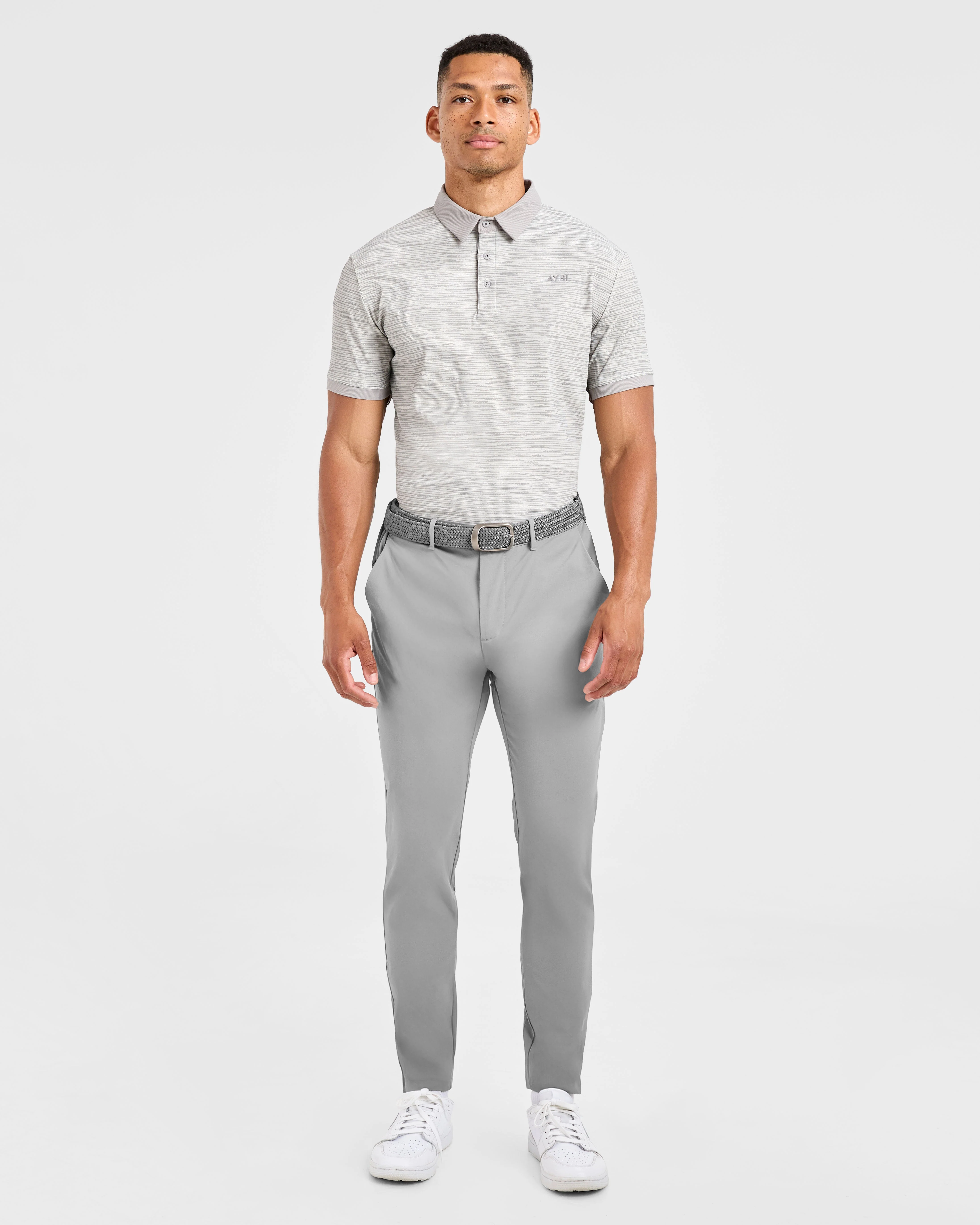 Precision Stripe Polo - Grijs - Image 3