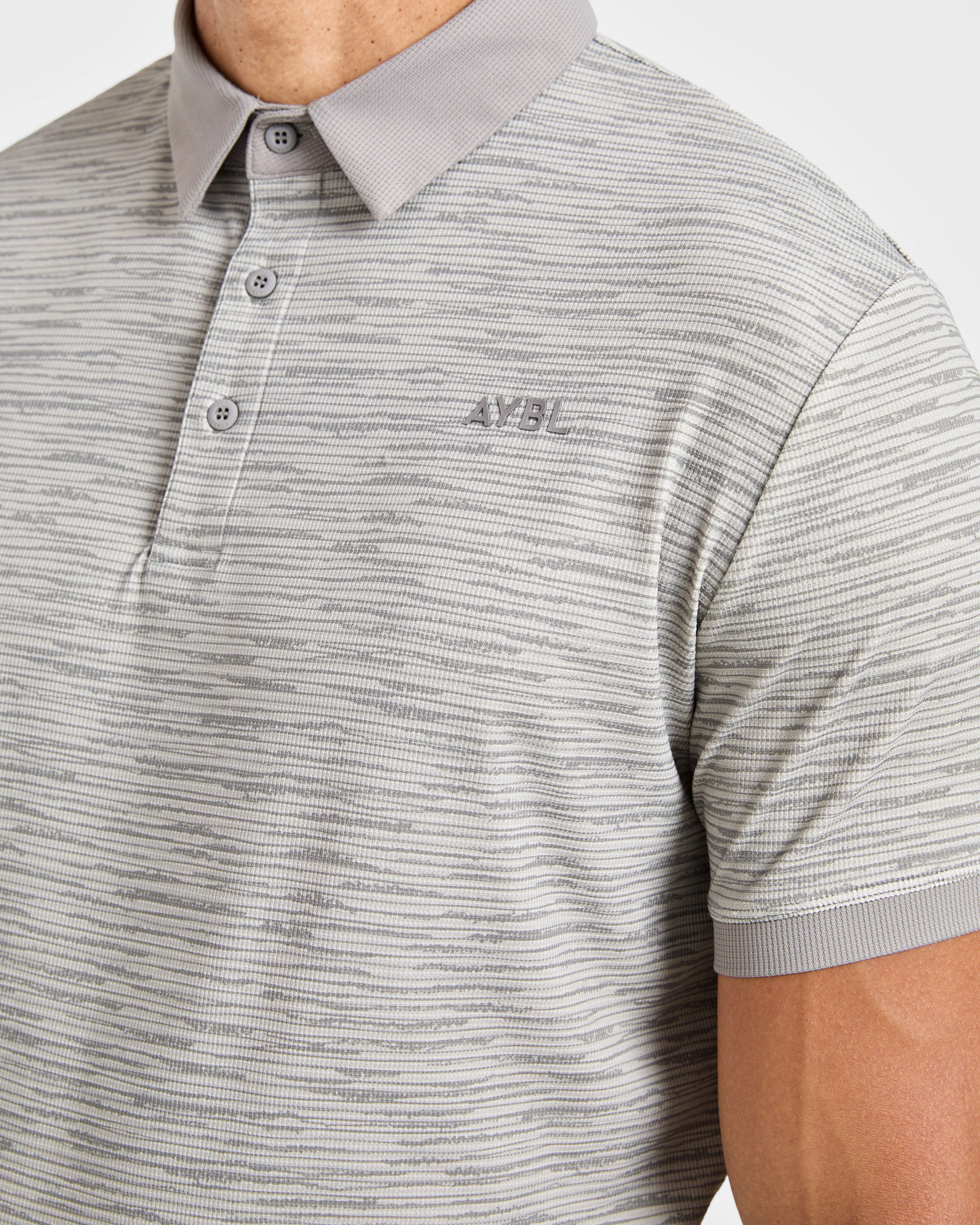 Precision Stripe Polo - Grijs - Image 6