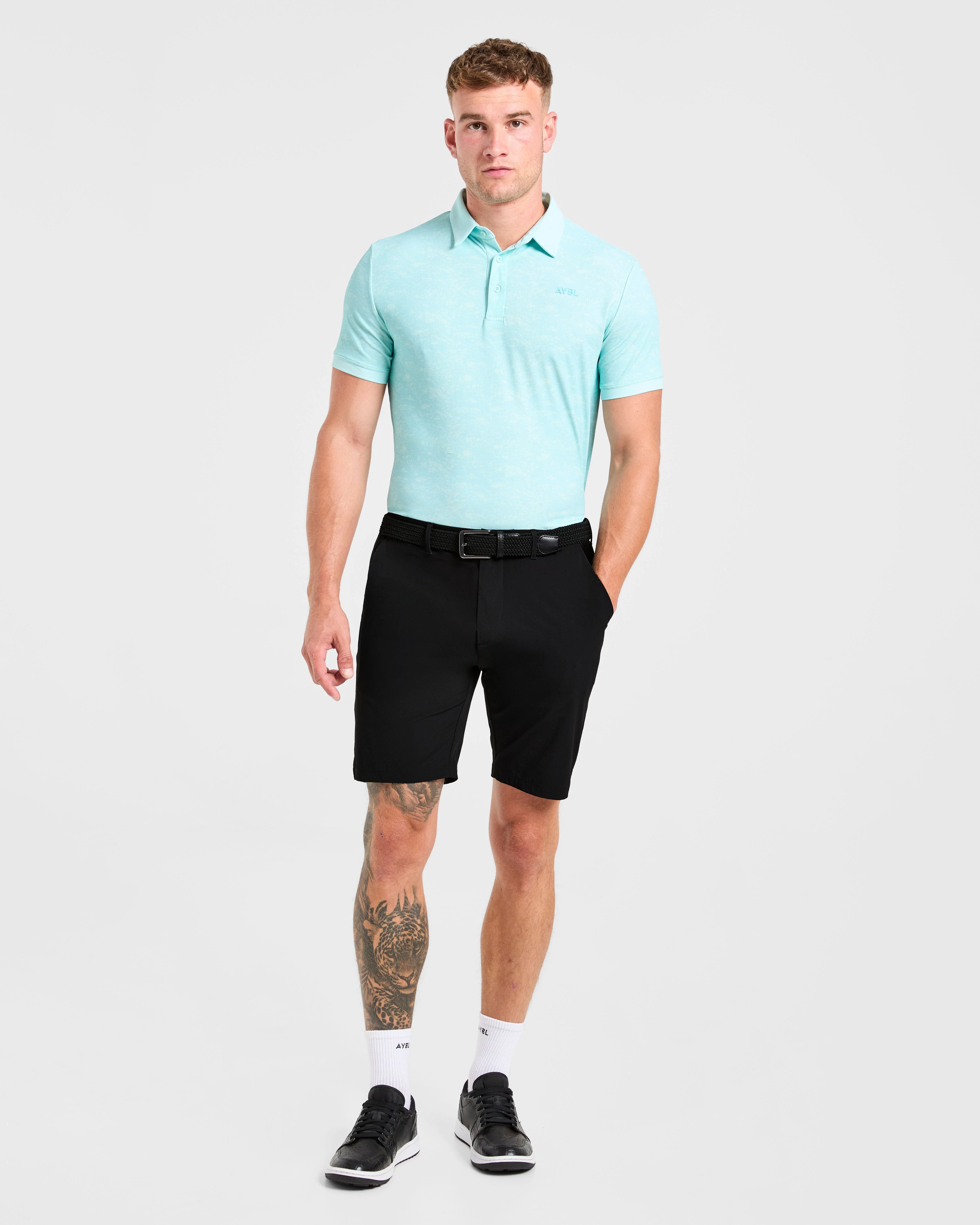 Precision Texture Polo - Summer Blauw - Image 3