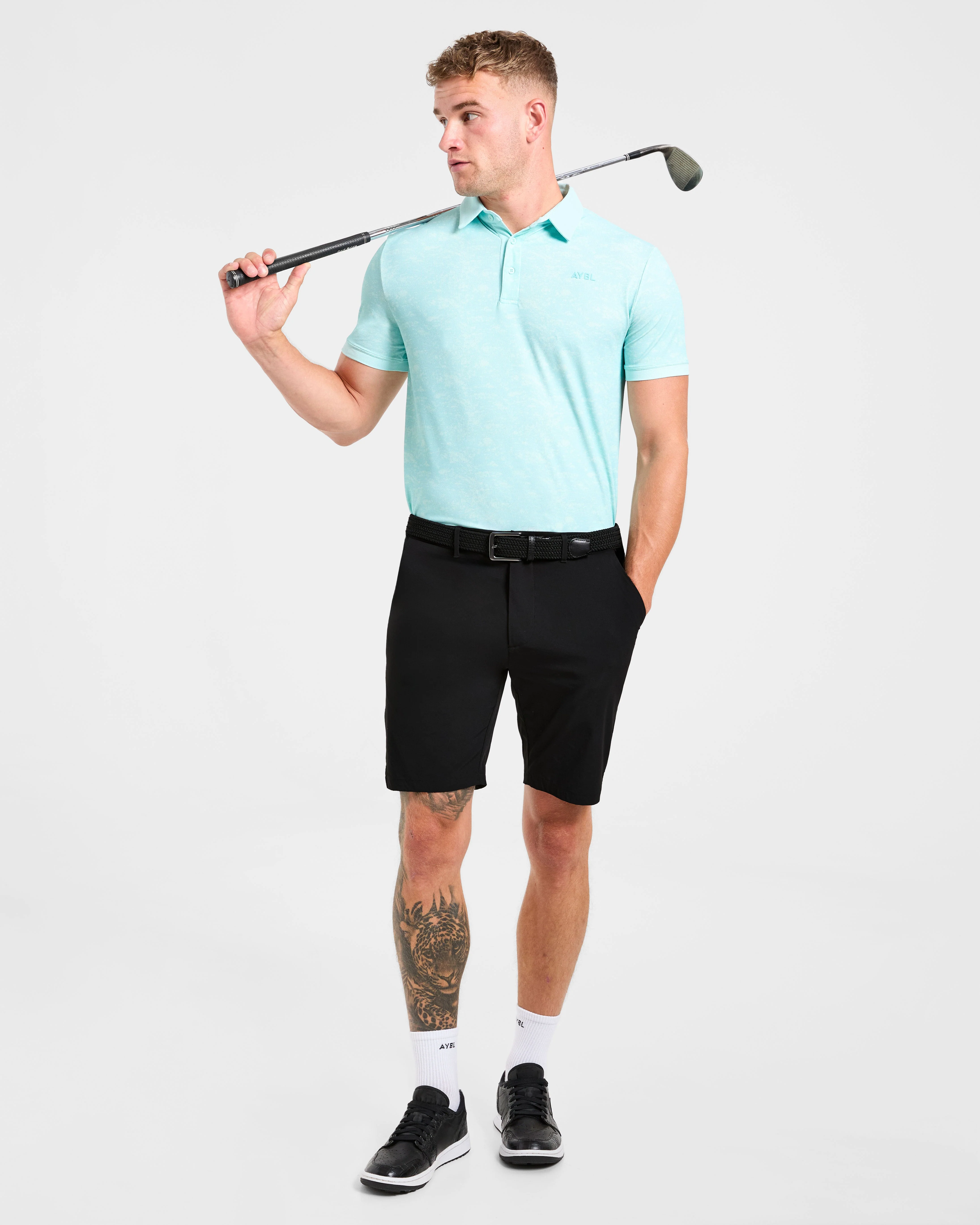 Precision Texture Polo - Summer Blauw - Image 7