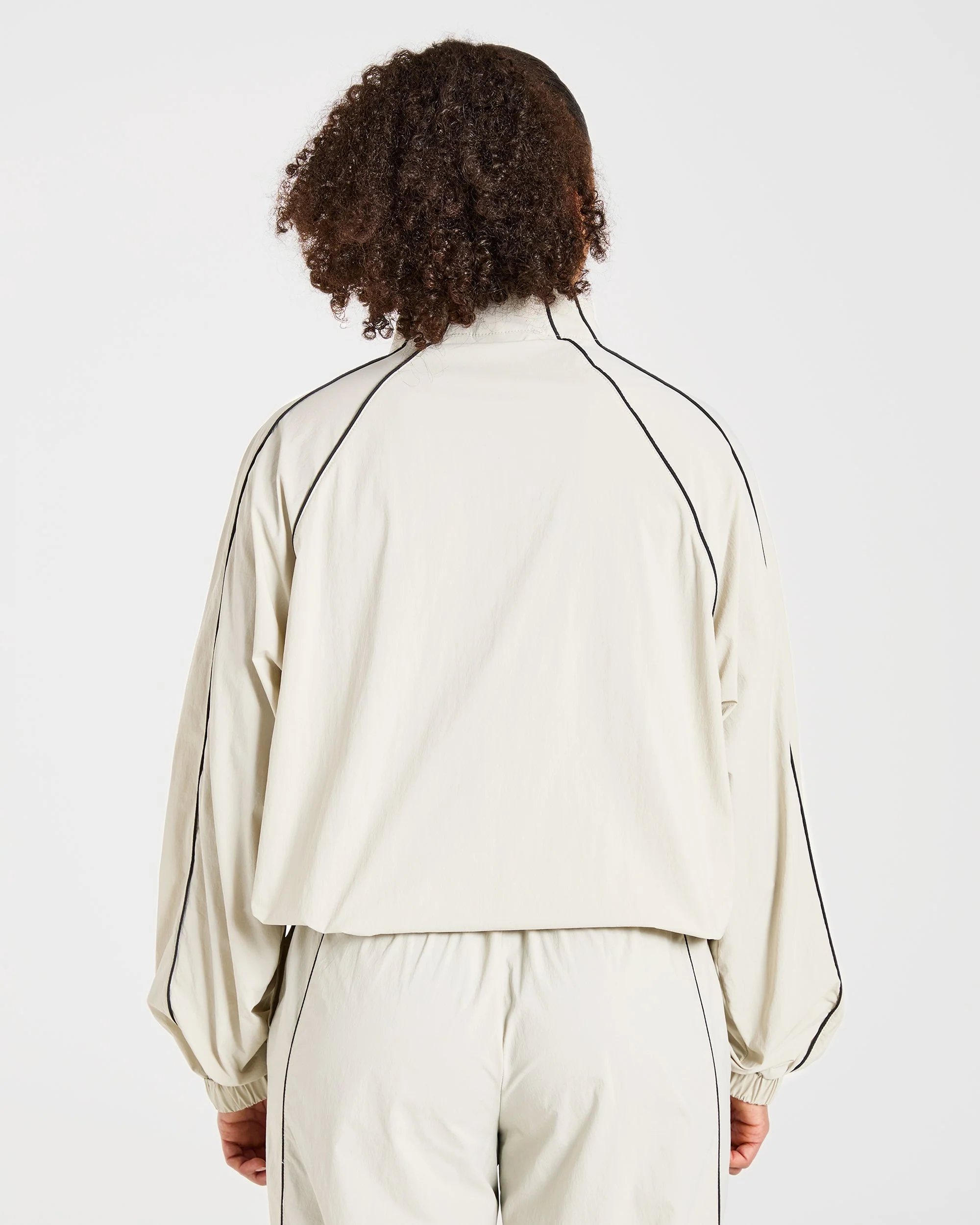 Retro Track Jacket - Off Wit - Image 2