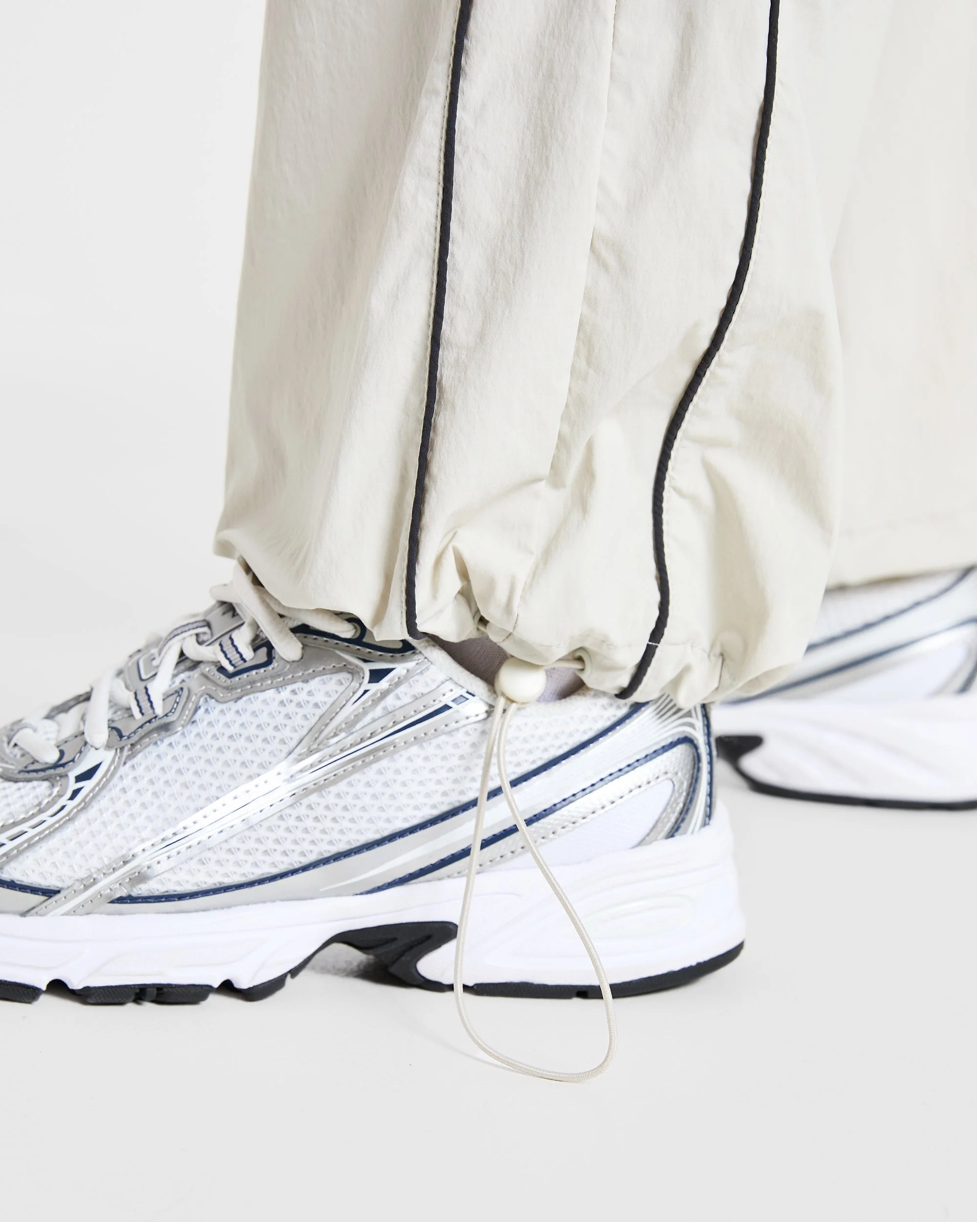 Retro Track Joggers - Off Wit - Image 6