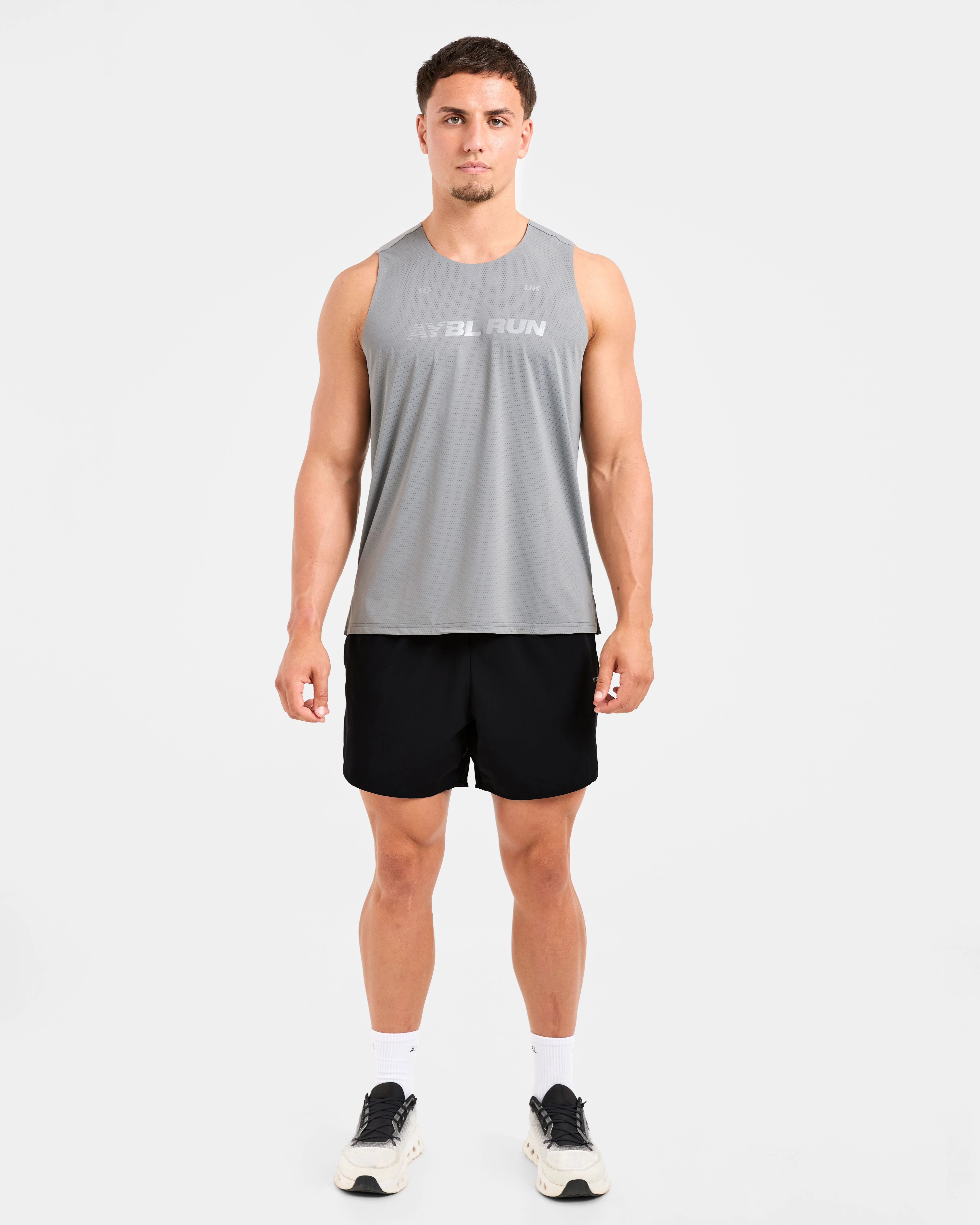 Run Loose Tank - Thunder Grijs - Image 3
