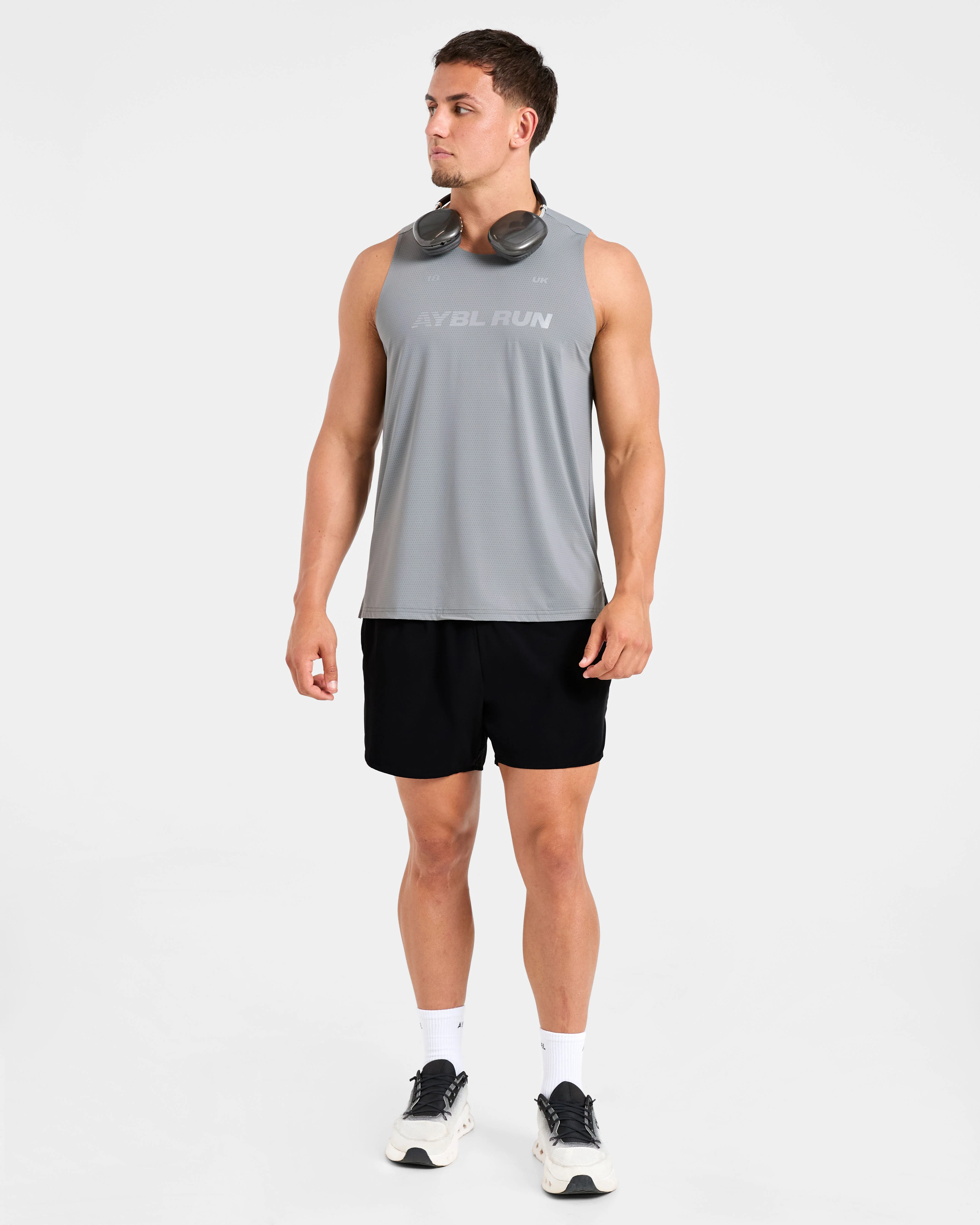 Run Loose Tank - Thunder Grijs - Image 7