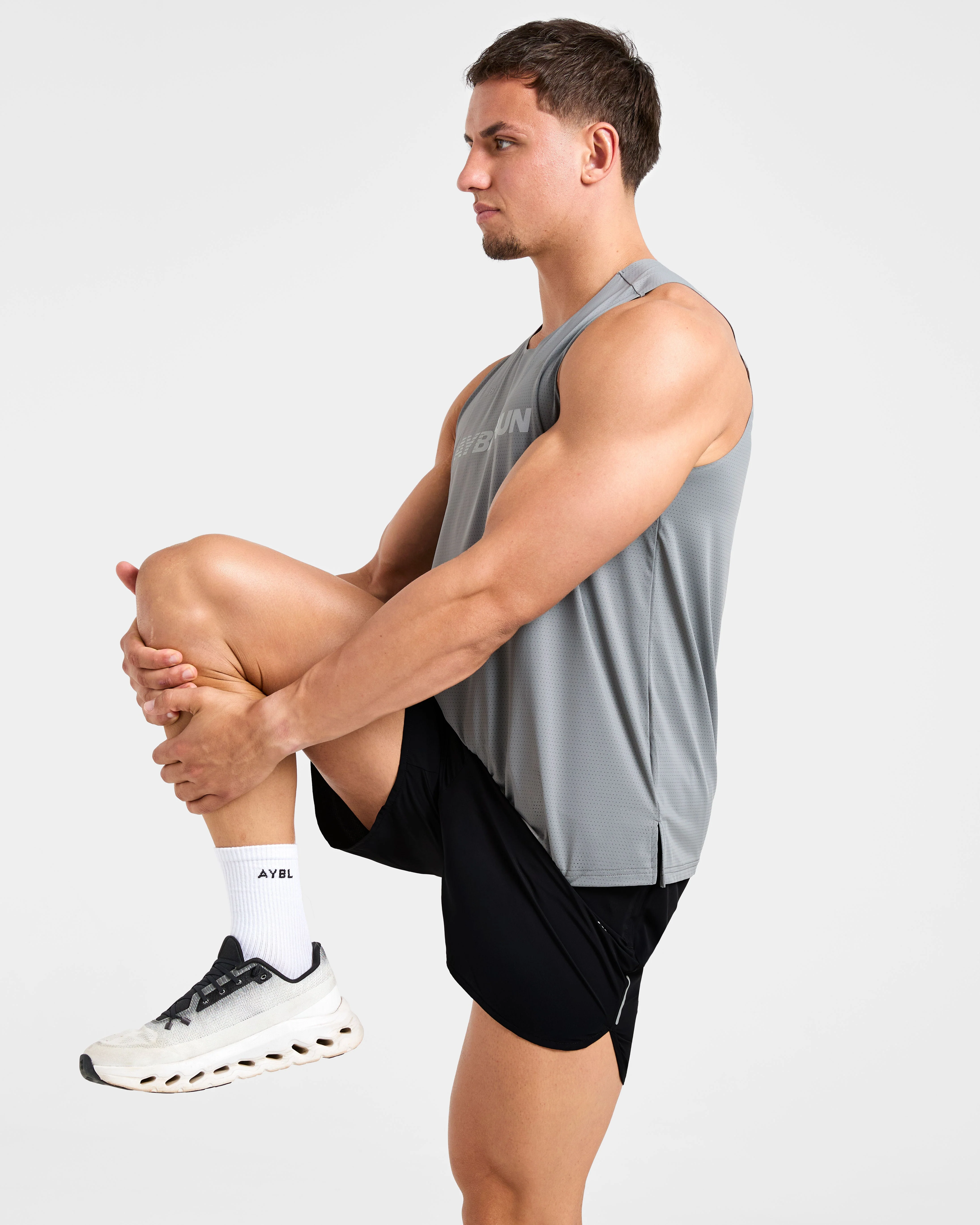 Run Loose Tank - Thunder Grijs - Image 8