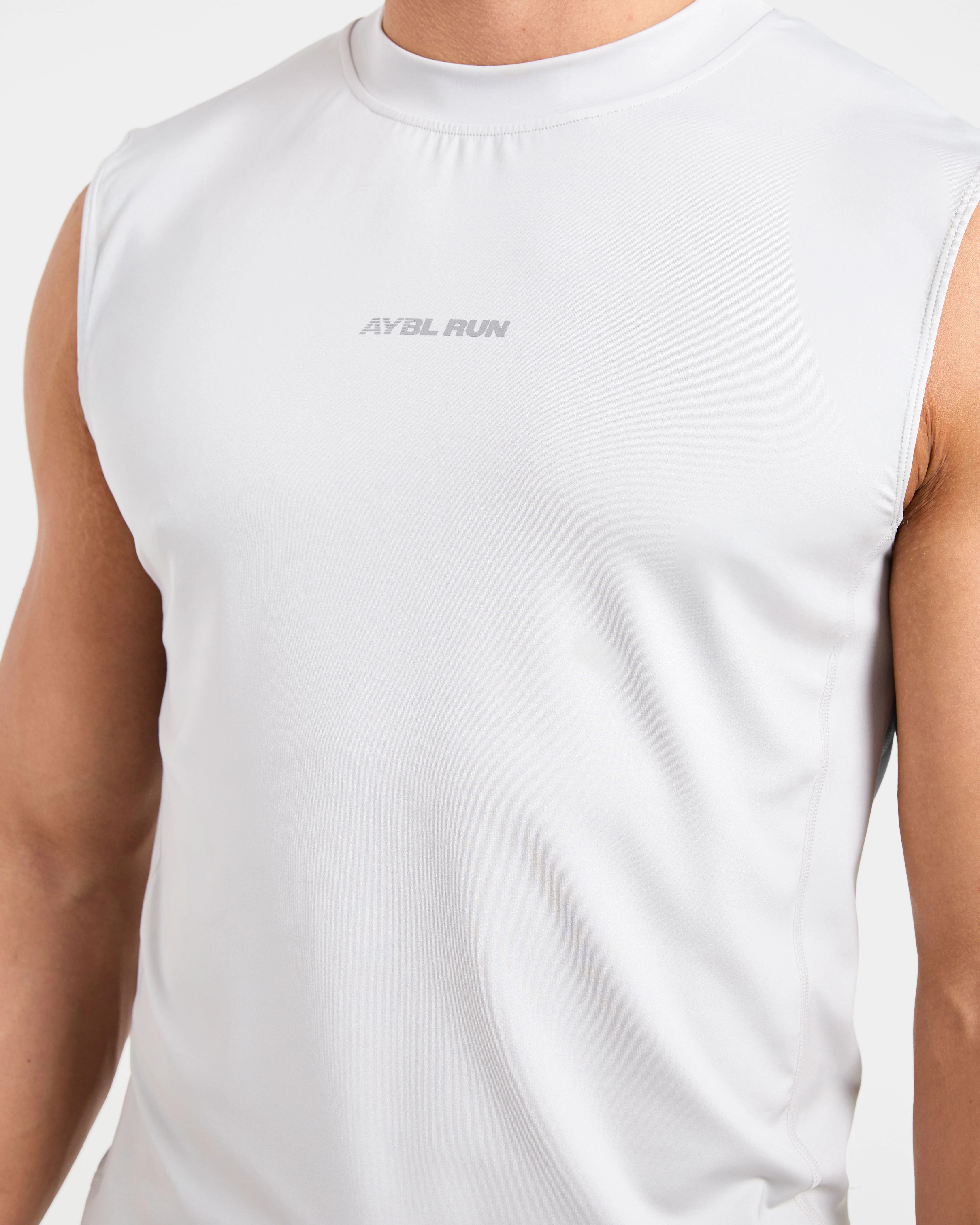 Run Slim Tank - Ice Grijs - Image 5