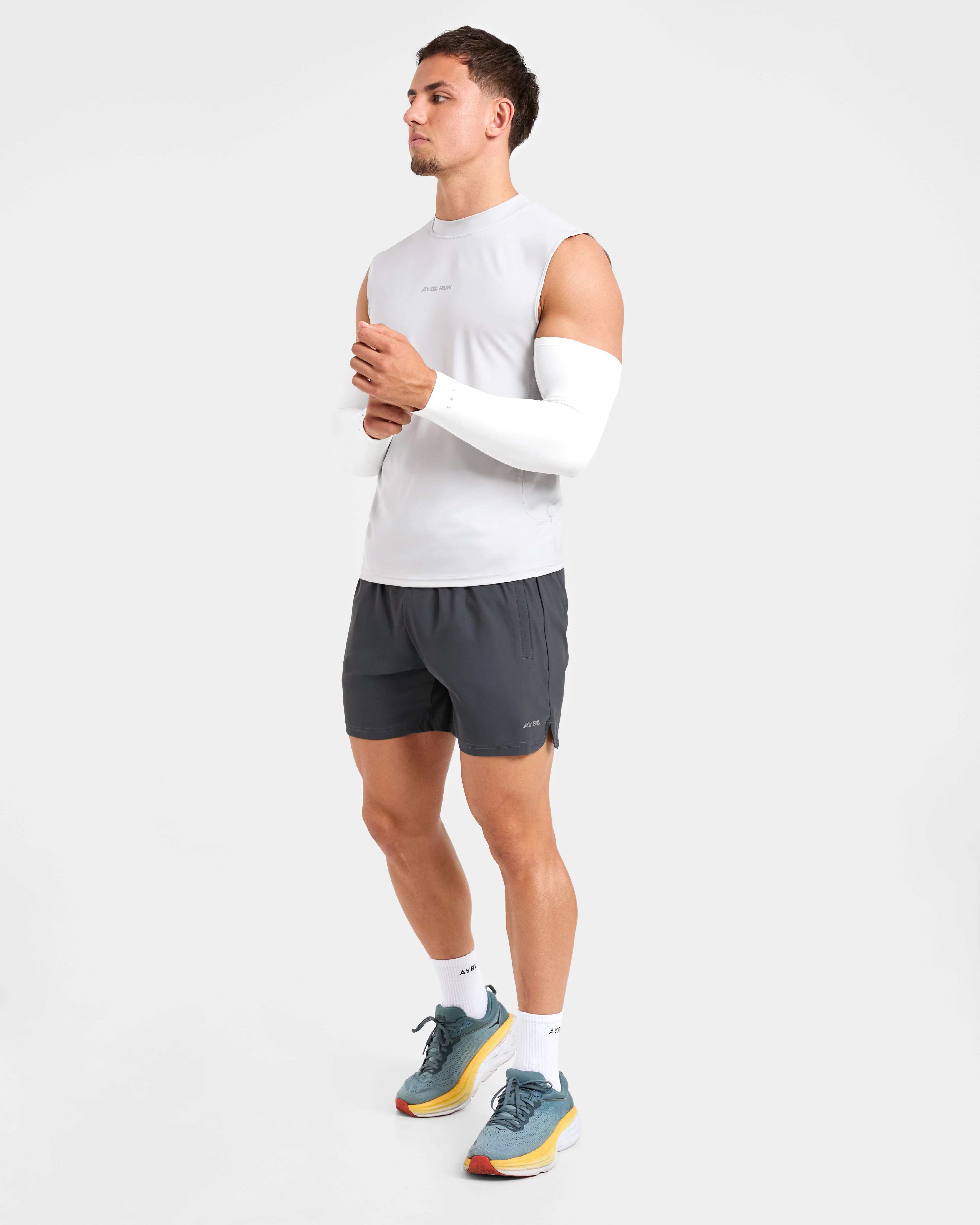 Run Slim Tank - Ice Grijs - Image 7