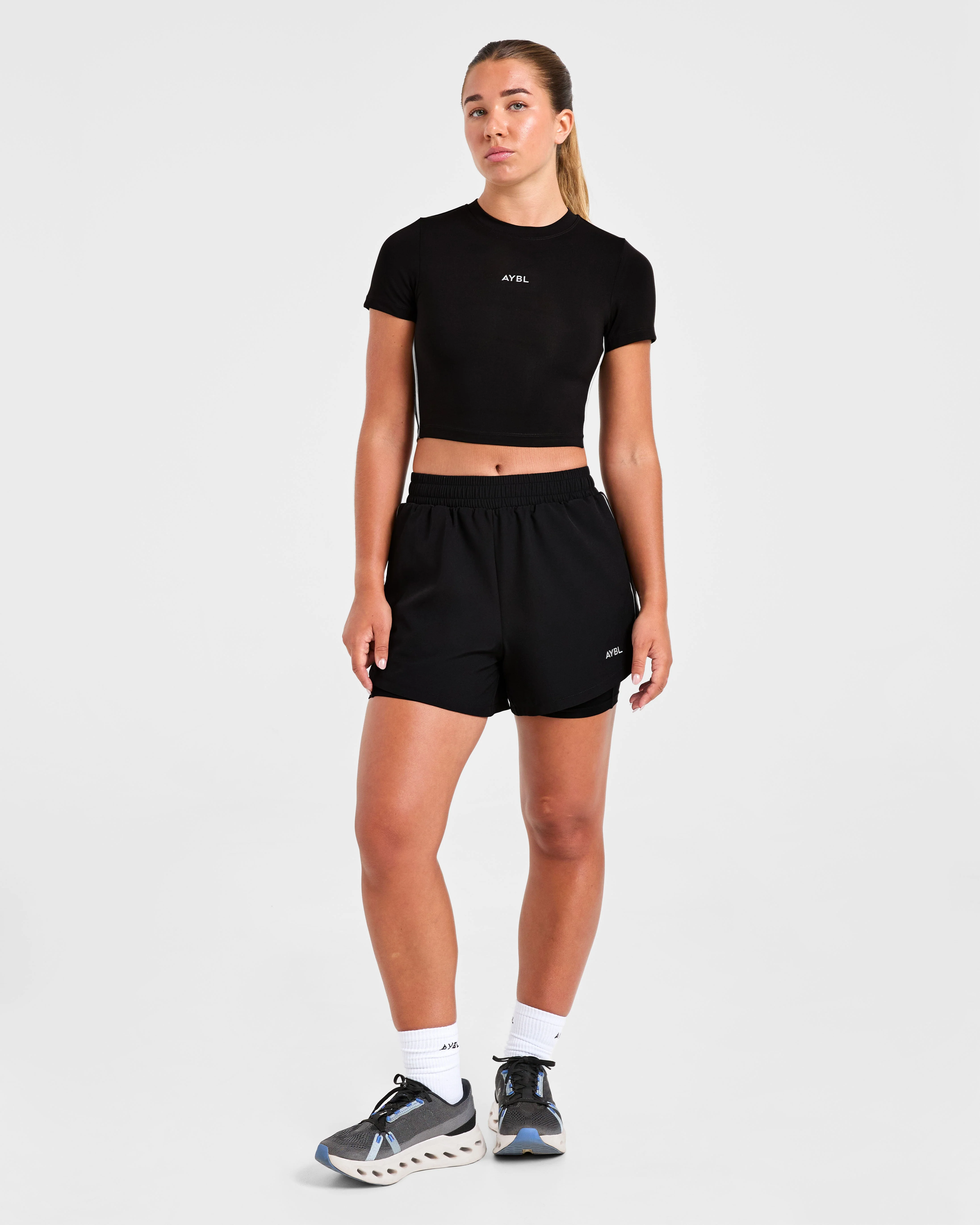 Run 2 in 1 Shorts - Zwart - Image 3
