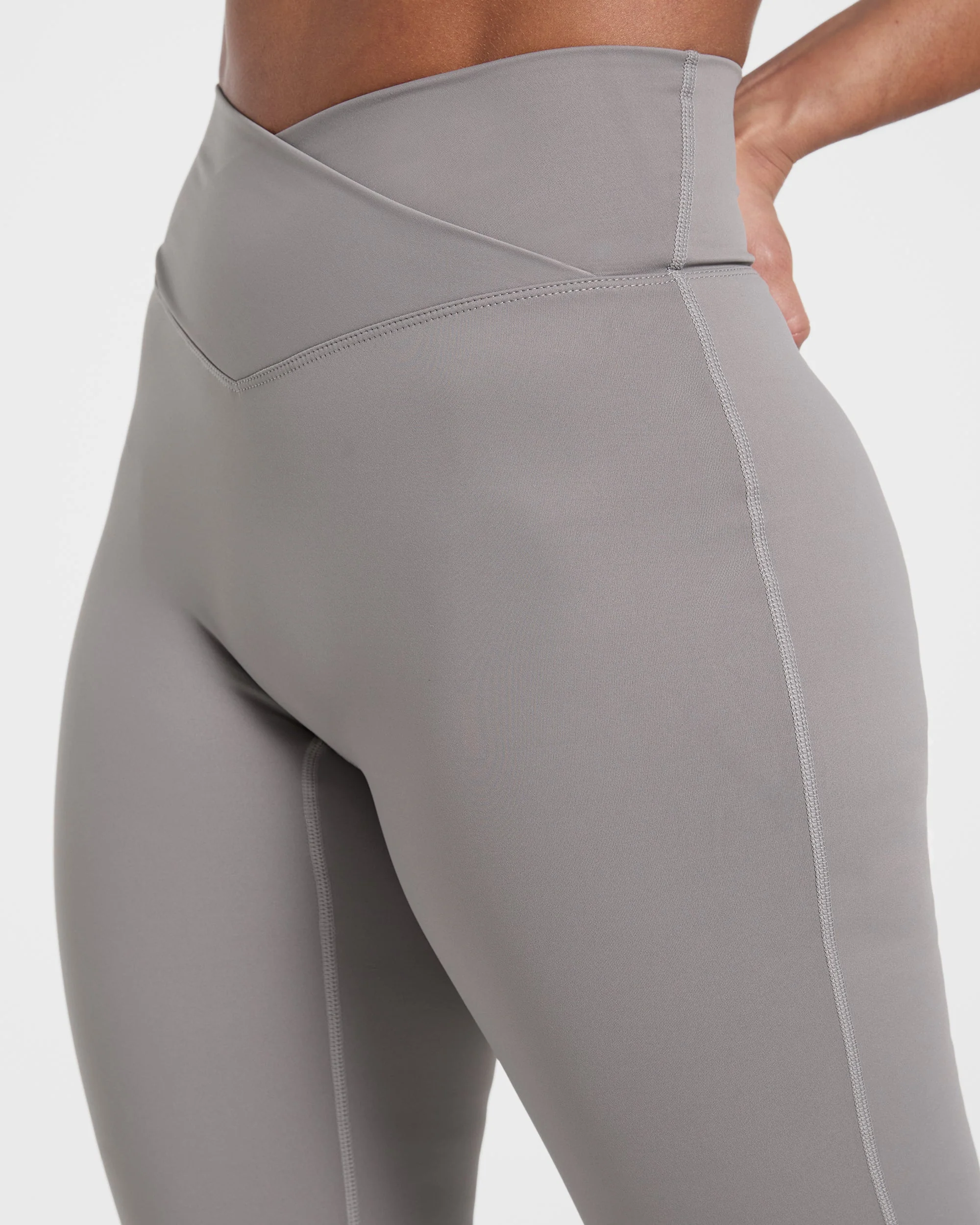 Sculpt Wrap Flared Leggings - Smoke Grijs - Image 5