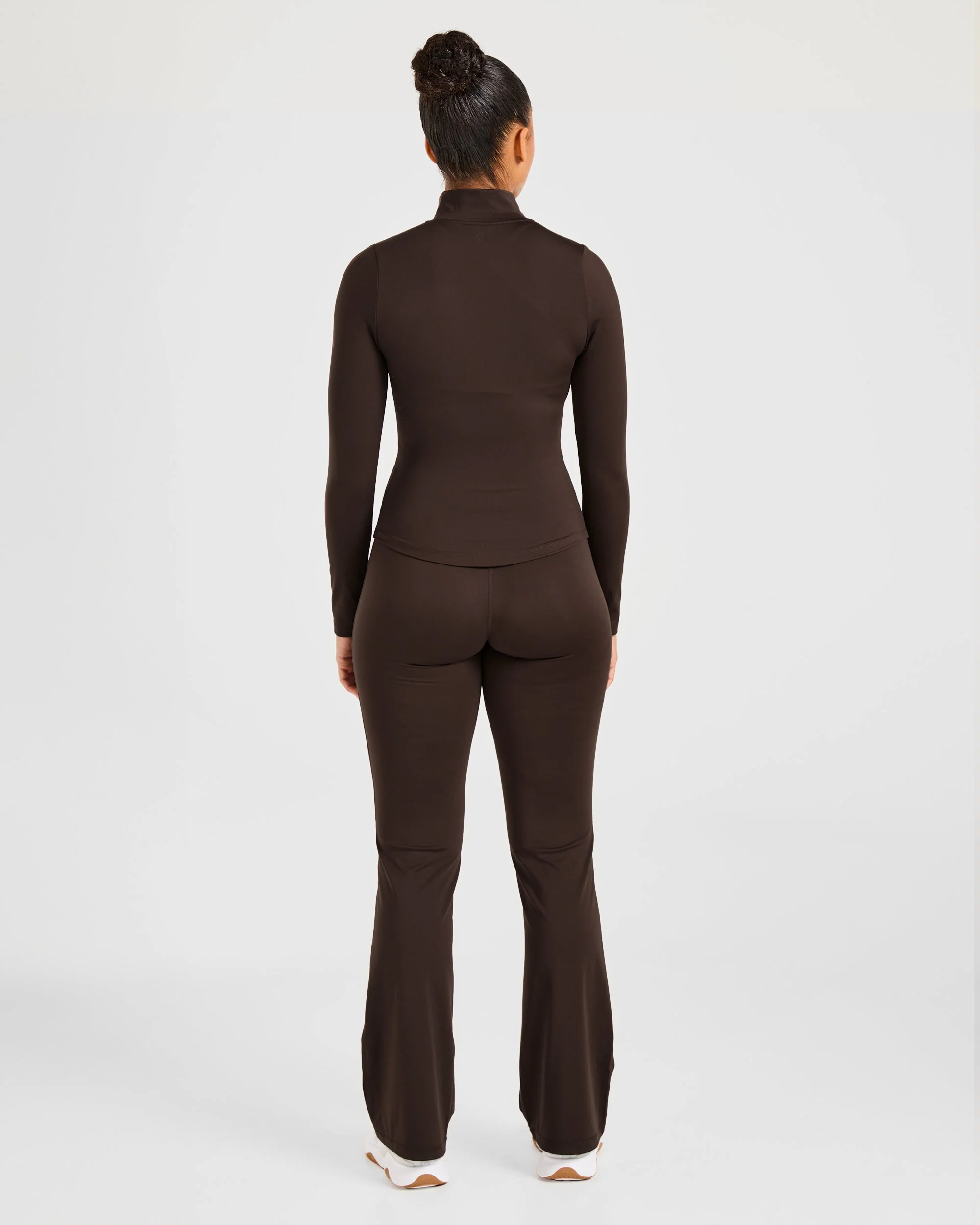 Sculpt Zip Jacket - Deep Cocoa Bruin - Image 4
