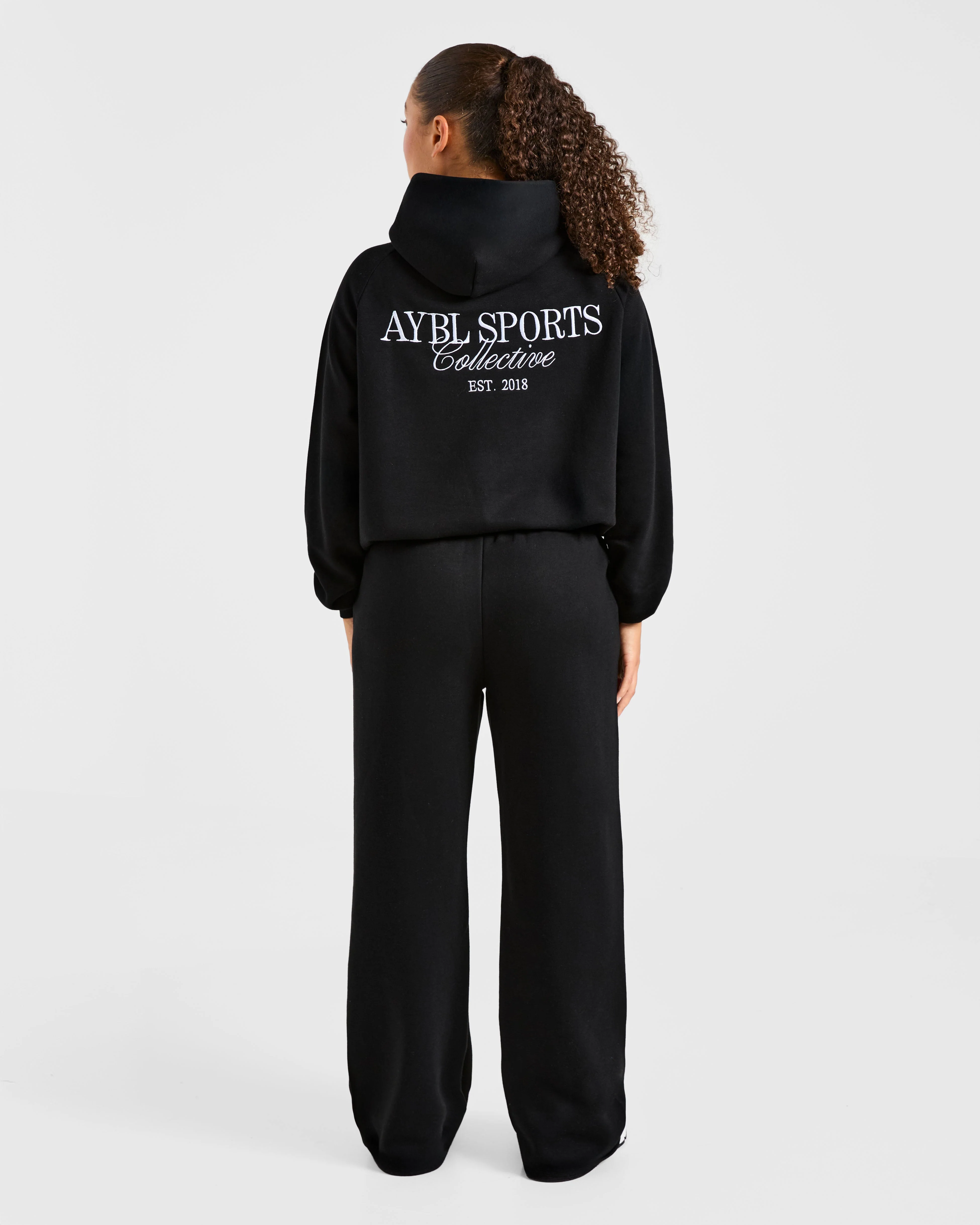 Sports Collective Oversized Hoodie - Zwart - Image 4