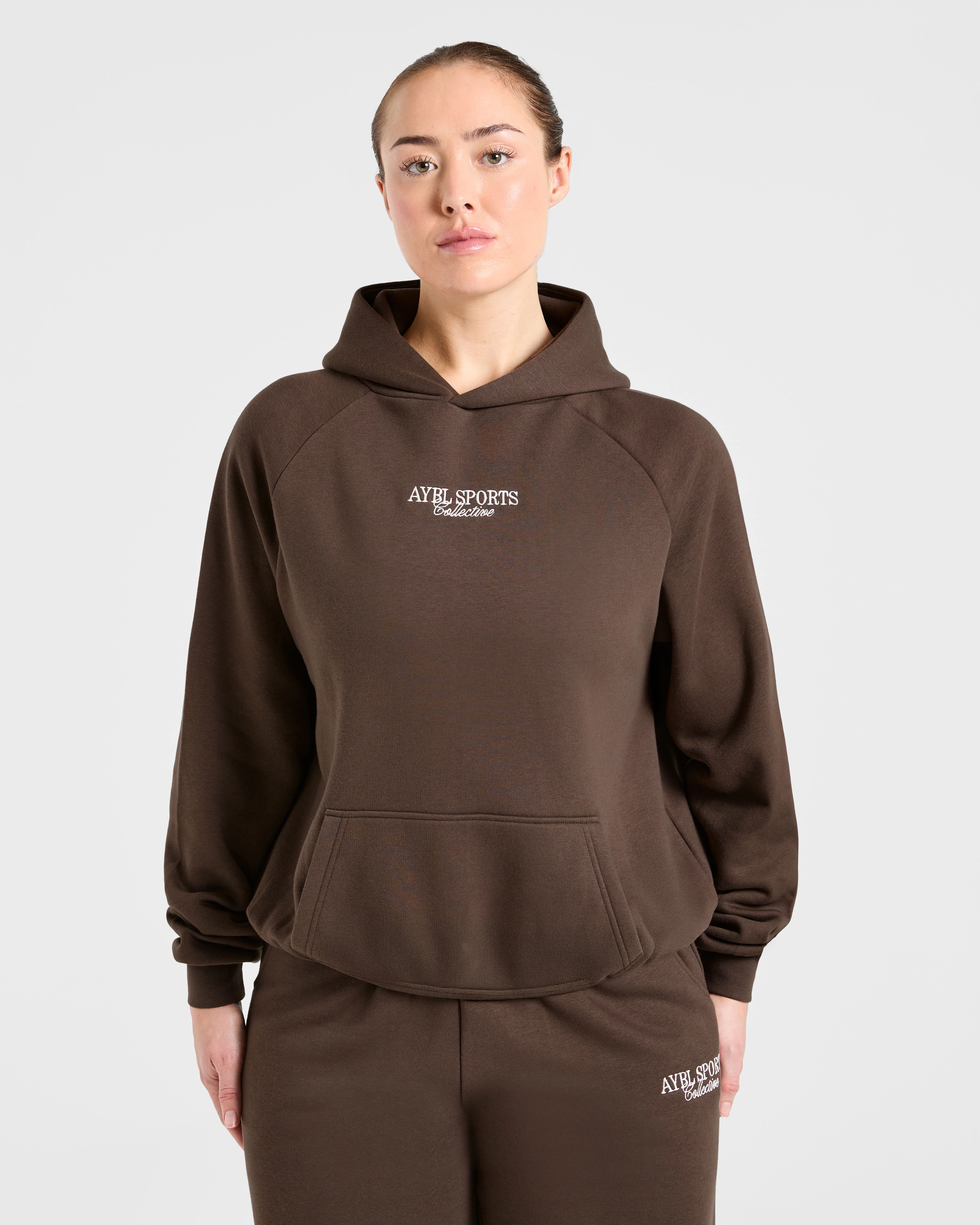 Sports Collective Oversized Hoodie - Bruin - Image 2