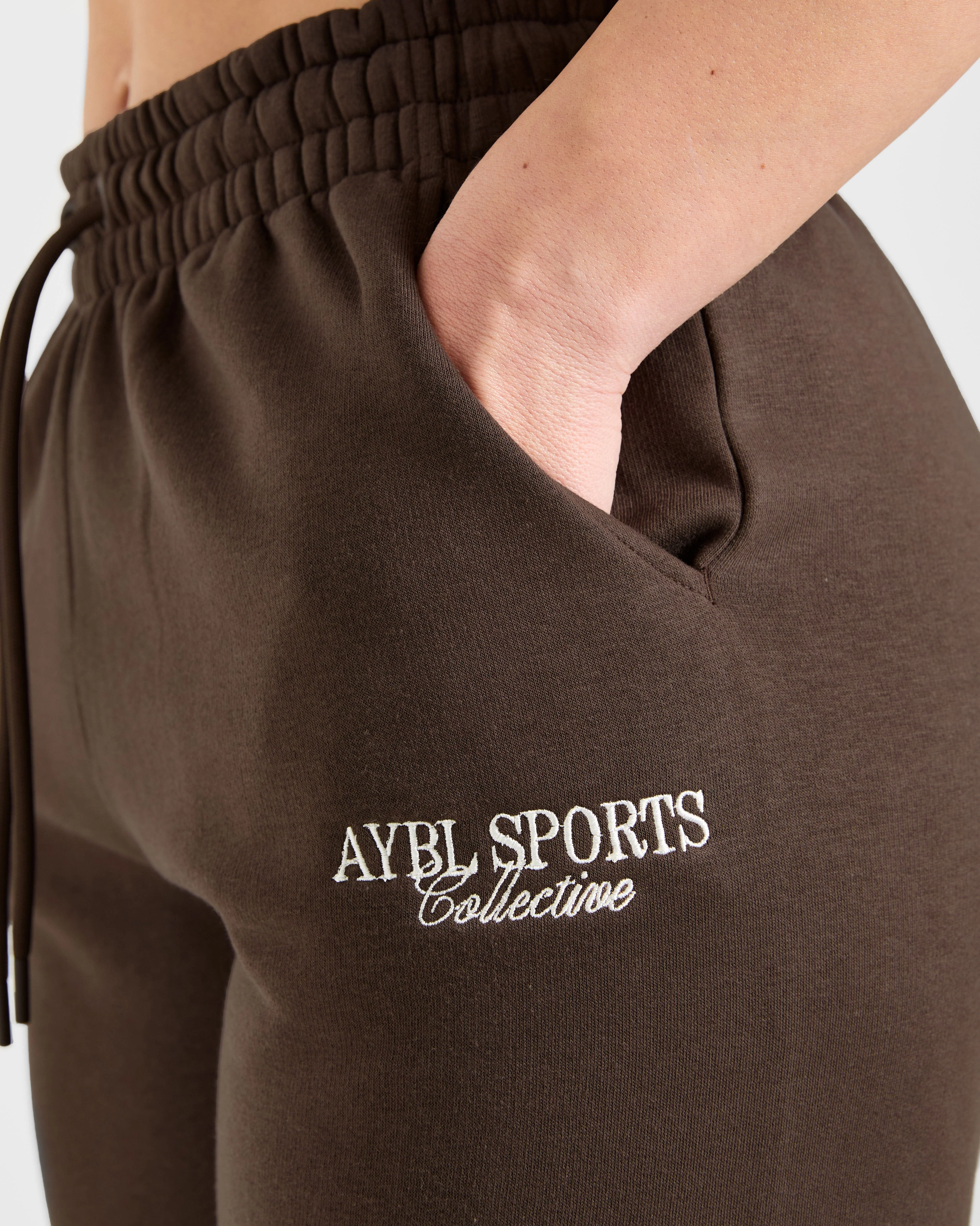 Sports Collective Oversized Straight Leg Joggers - Bruin - Image 6