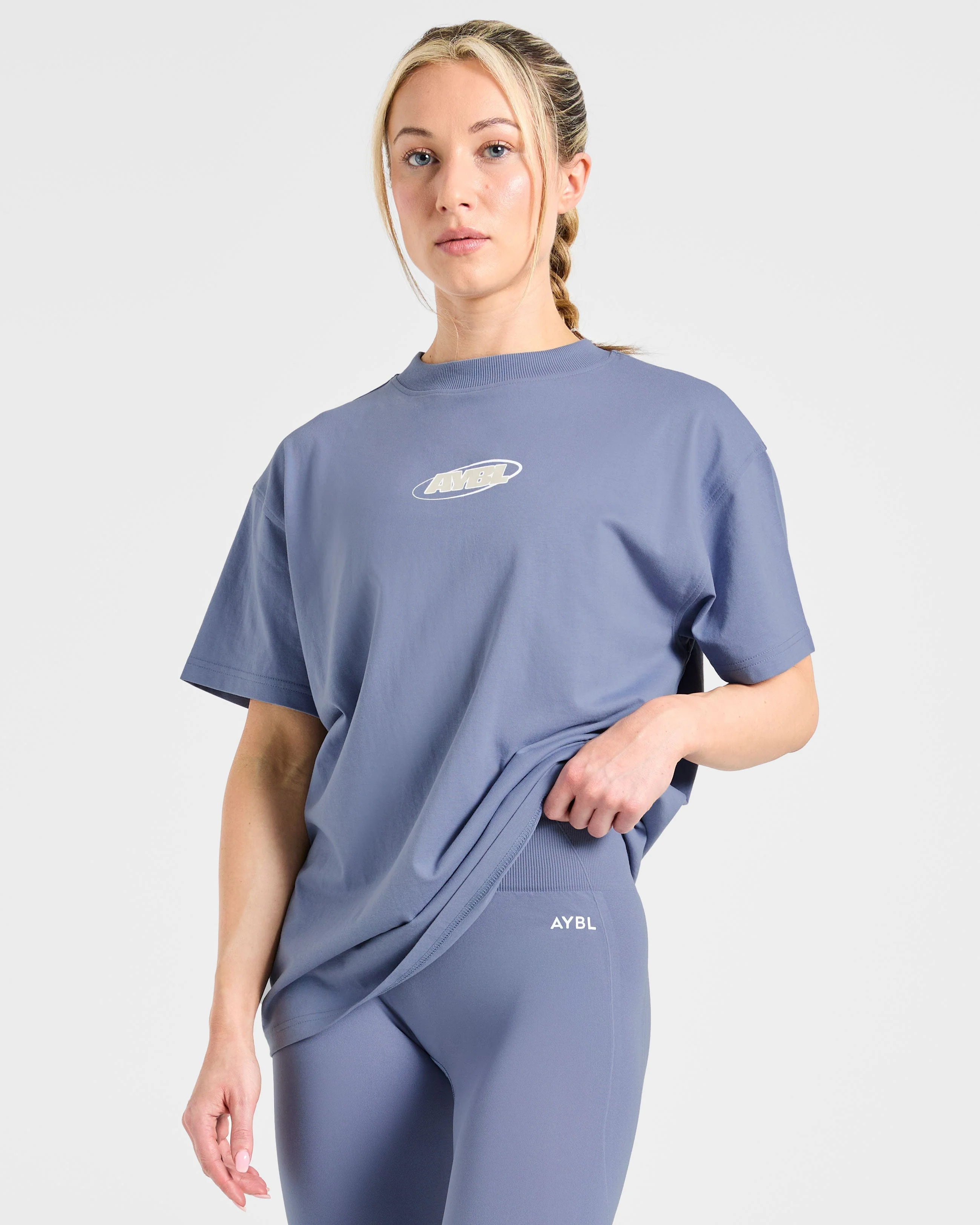 Sports Essentials Oversized T Shirt - Slate Blauw - Image 7