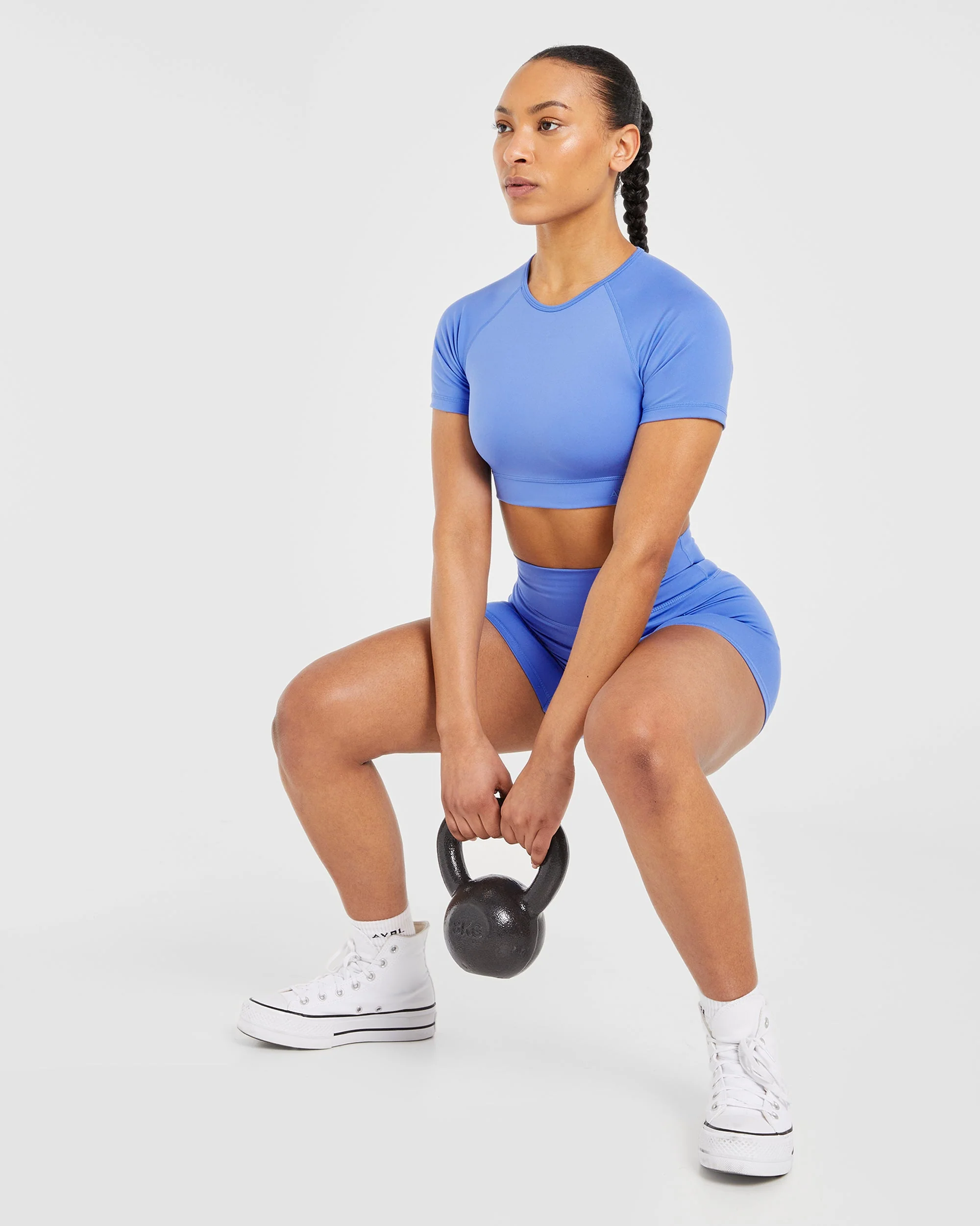 Staple Crop Top - Cobalt Blauw - Image 7