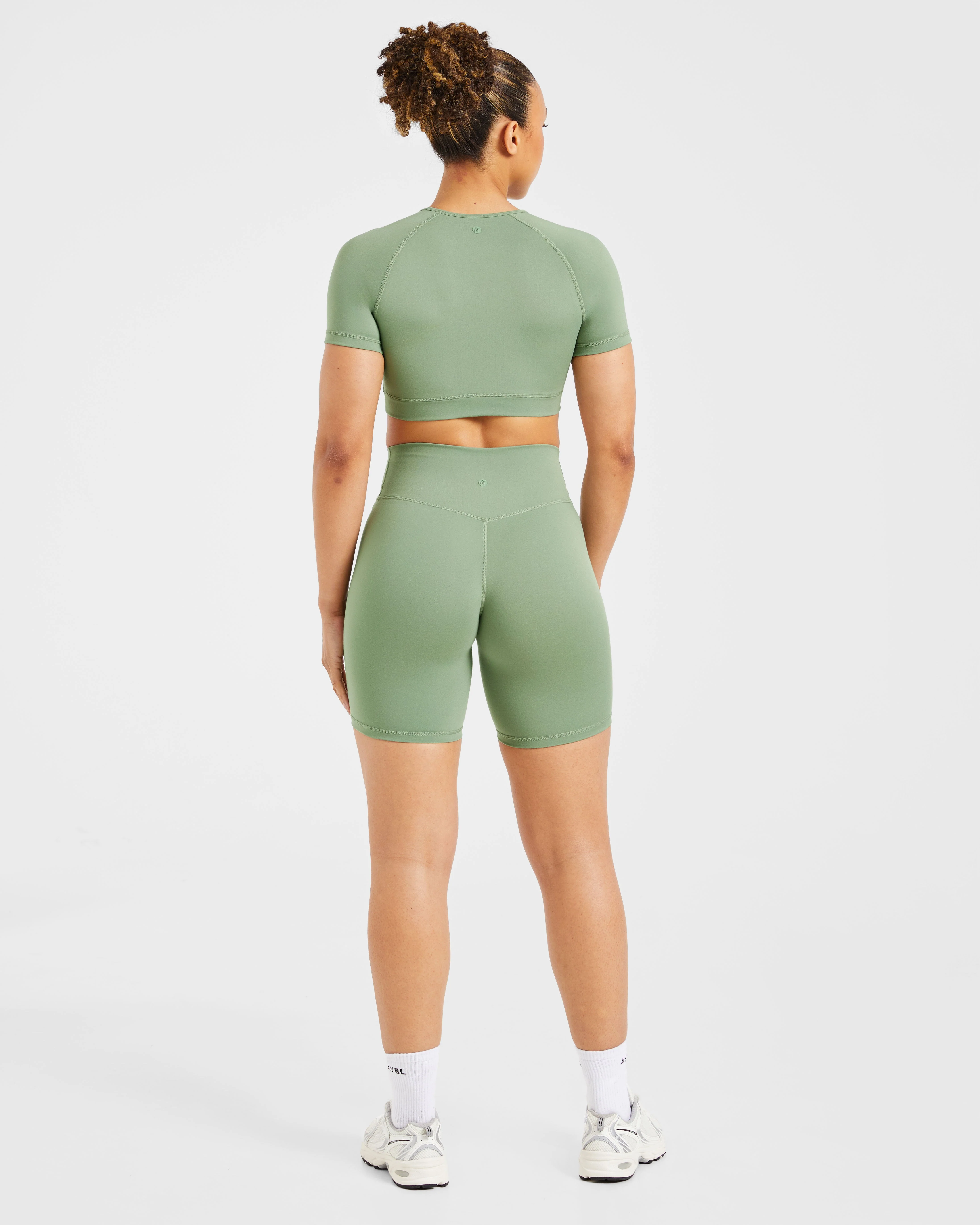 Staple Crop Top - Olive Groen - Image 4