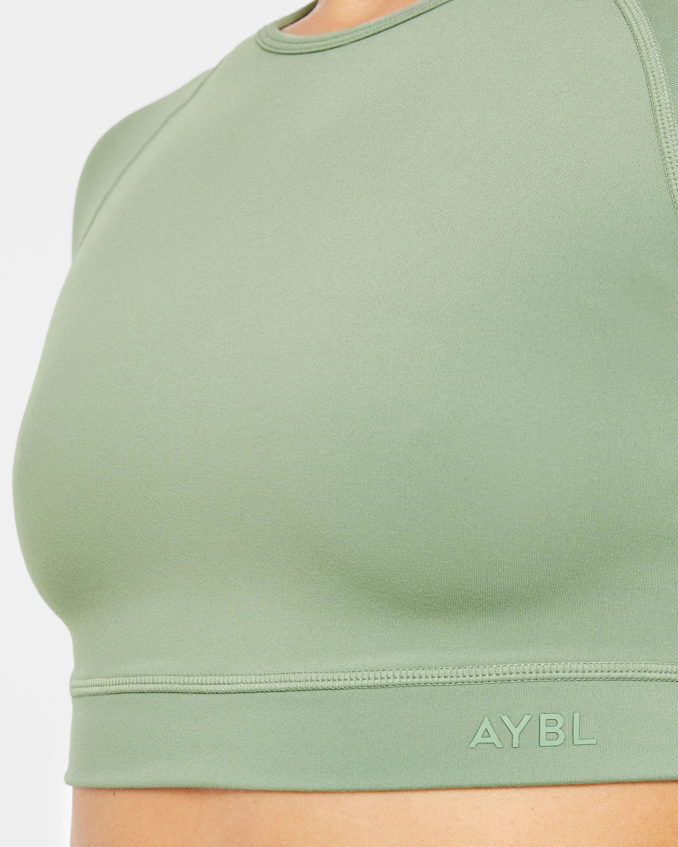 Staple Crop Top - Olive Groen - Image 5