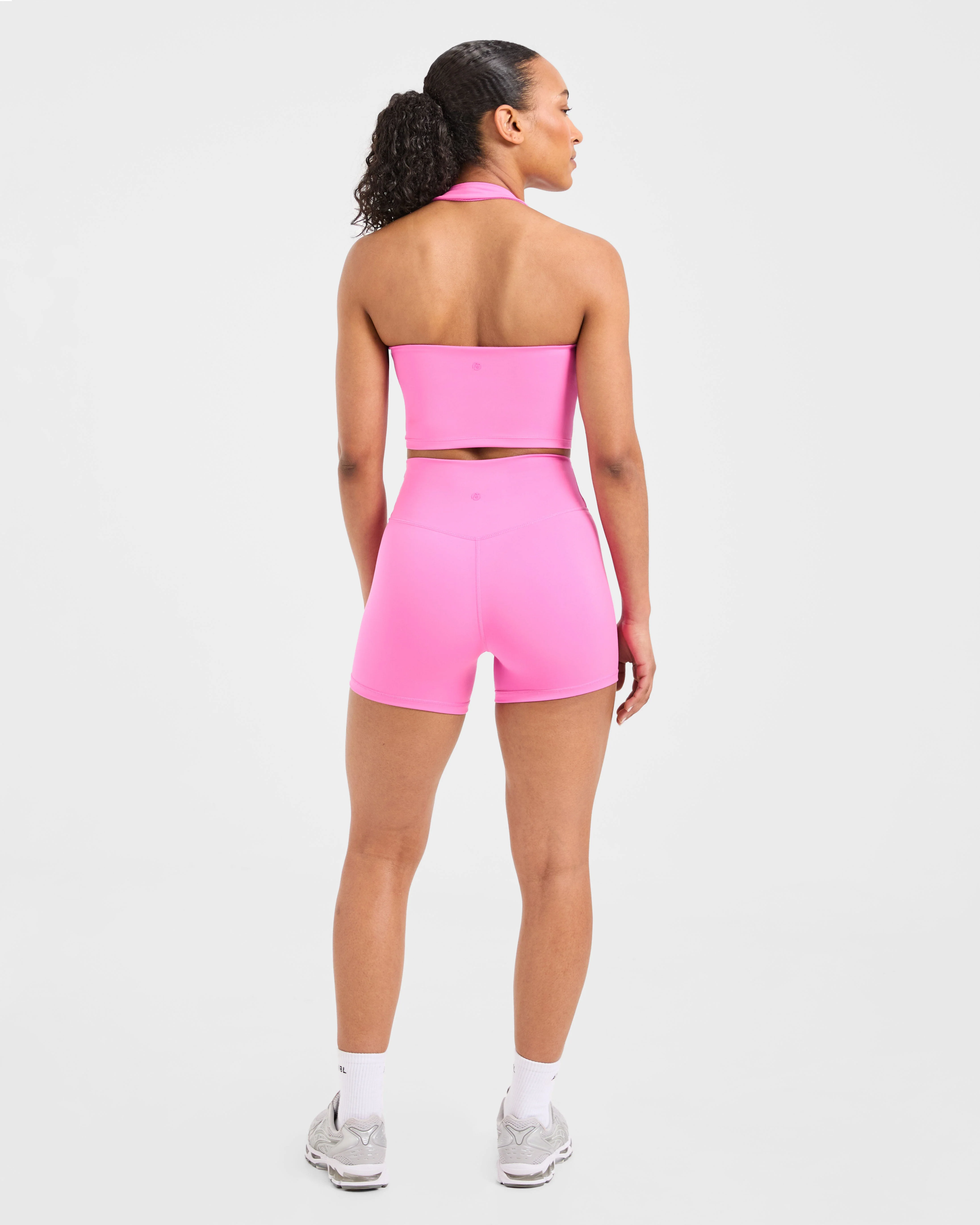 Staple Halterneck Crop Top - Summer Roze - Image 4