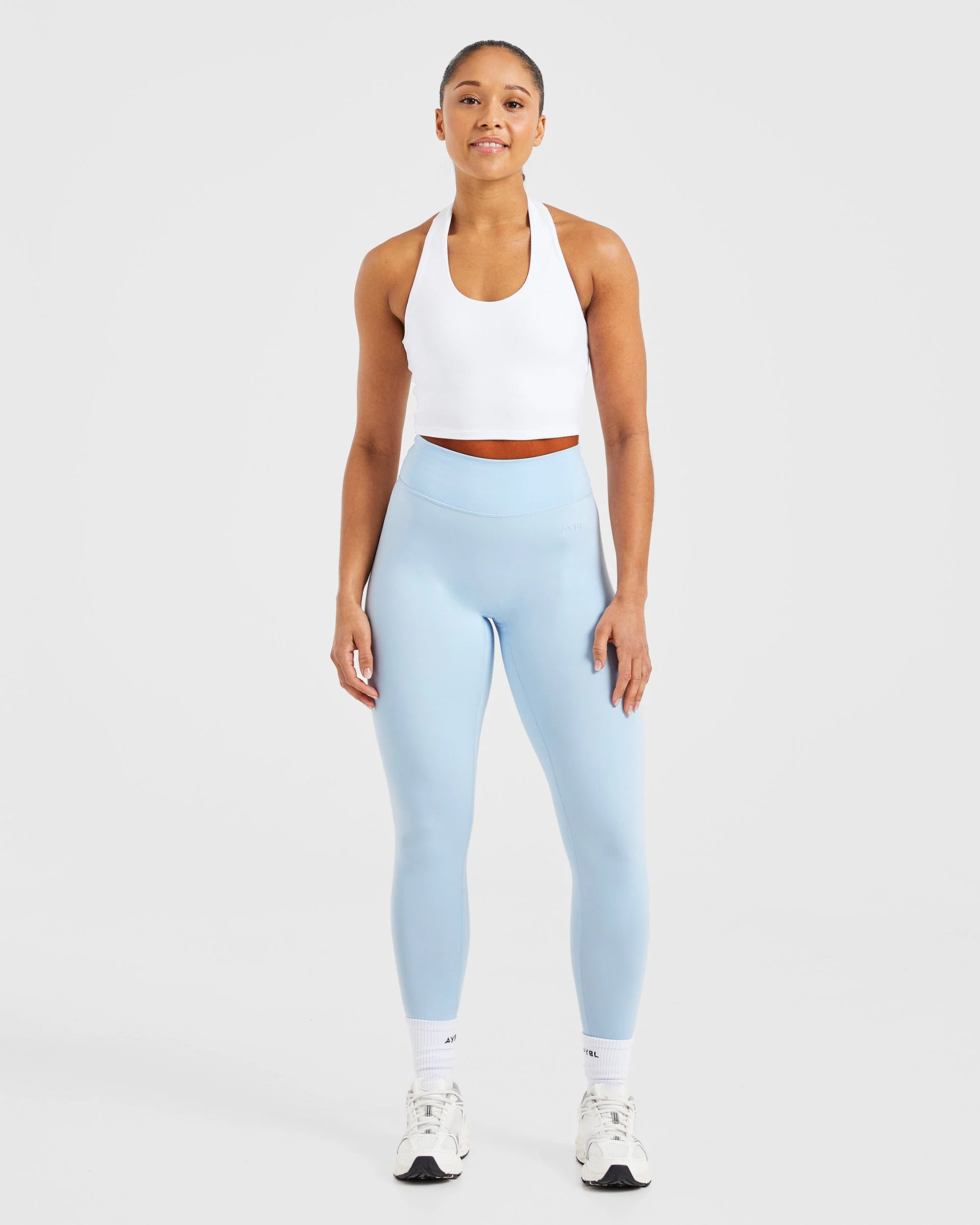 Staple Halterneck Crop Top - Wit - Image 3