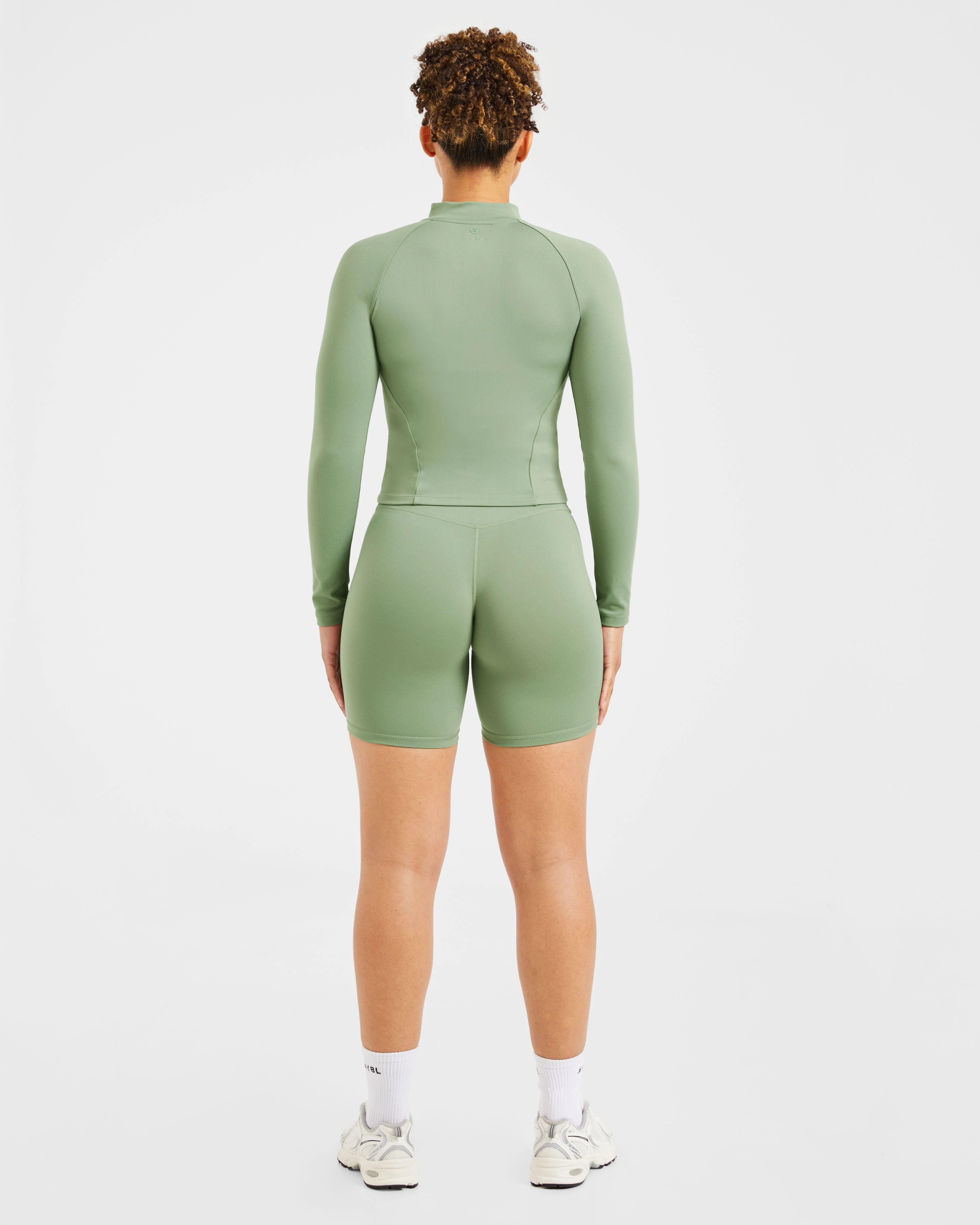 Staple Zip Jacket - Olive Groen - Image 4