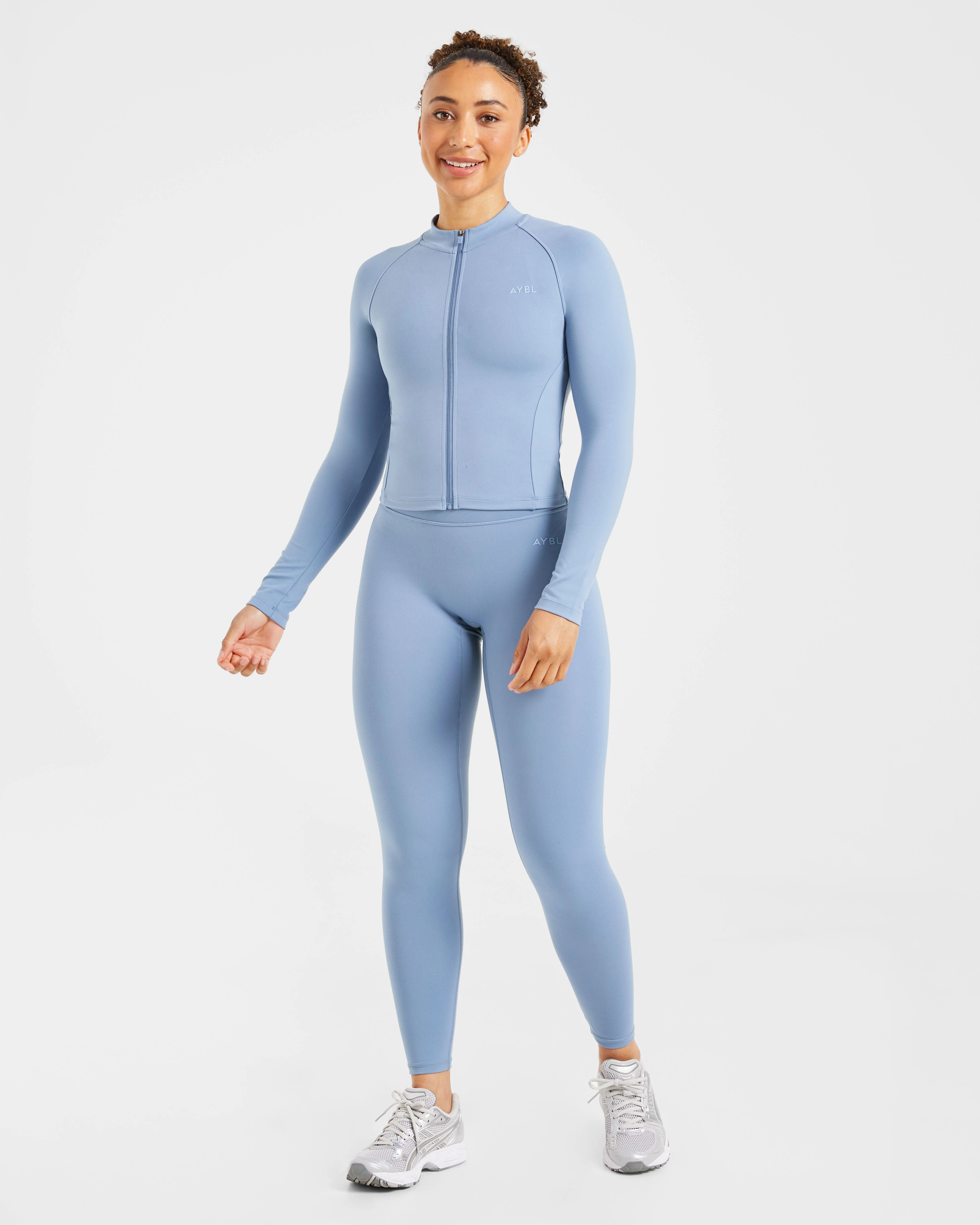Staple Zip Jacket - Slate Blauw - Image 3