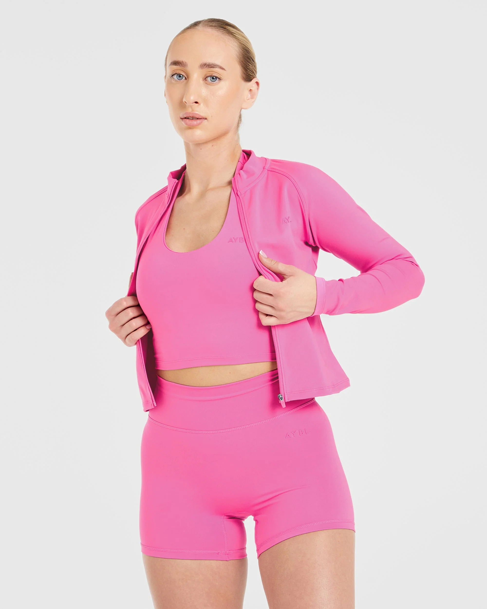 Staple Zip Jacket - Summer Roze - Image 8