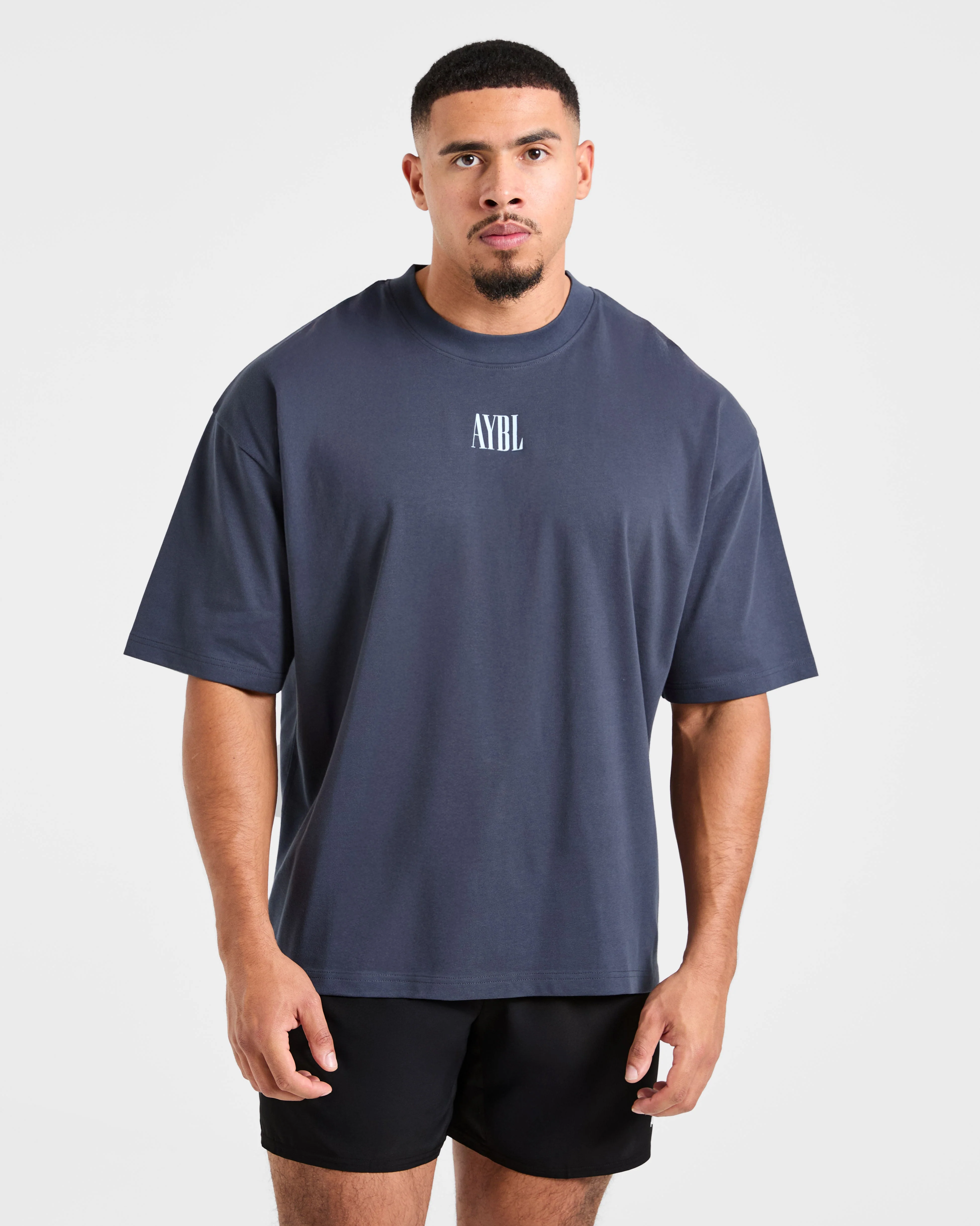 Strength Of Titans Oversized T Shirt - Deep Ocean Blauw - Image 2