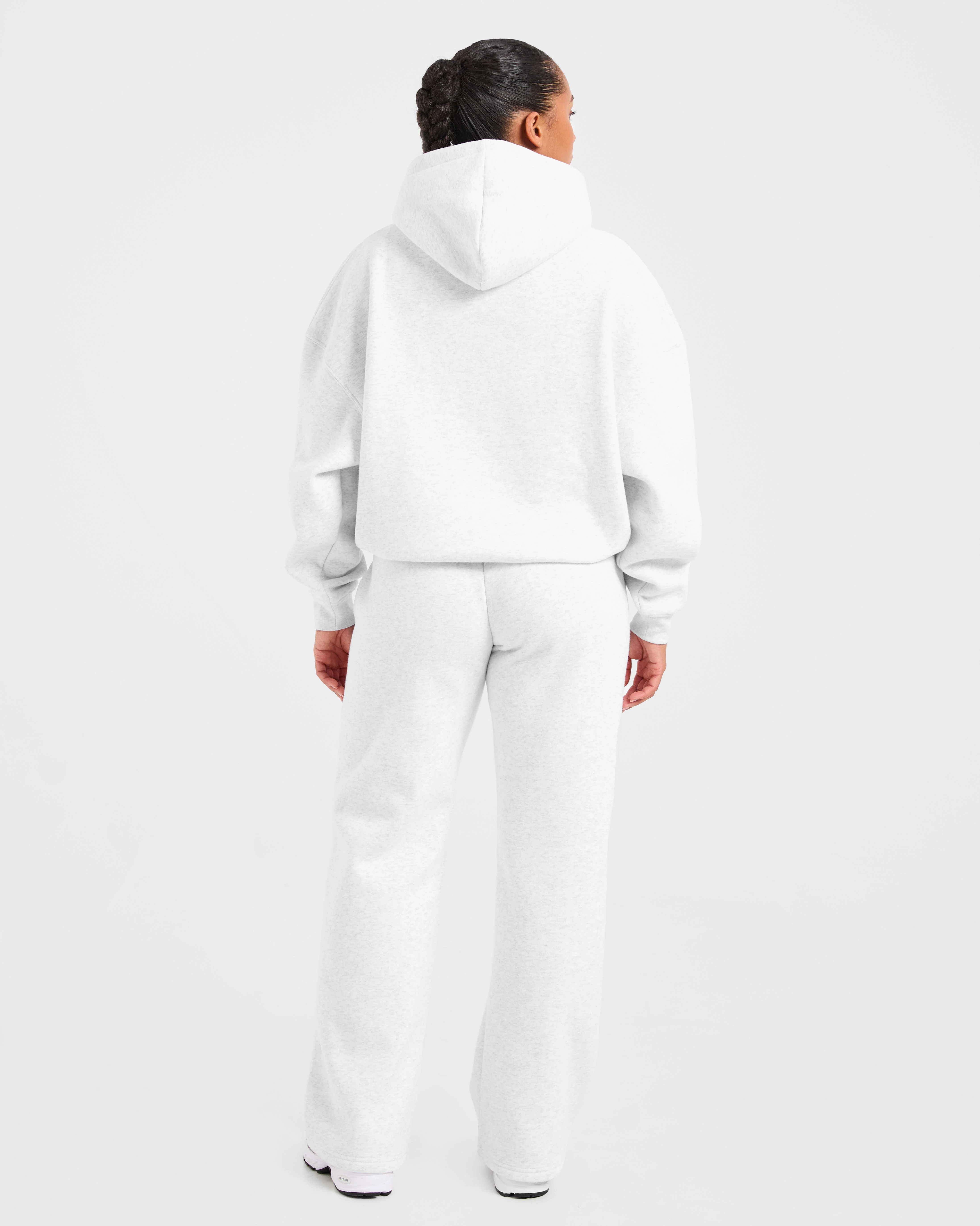 Varsity 2.0 Oversized Straight Leg Joggers - Heather Grijs - Image 4