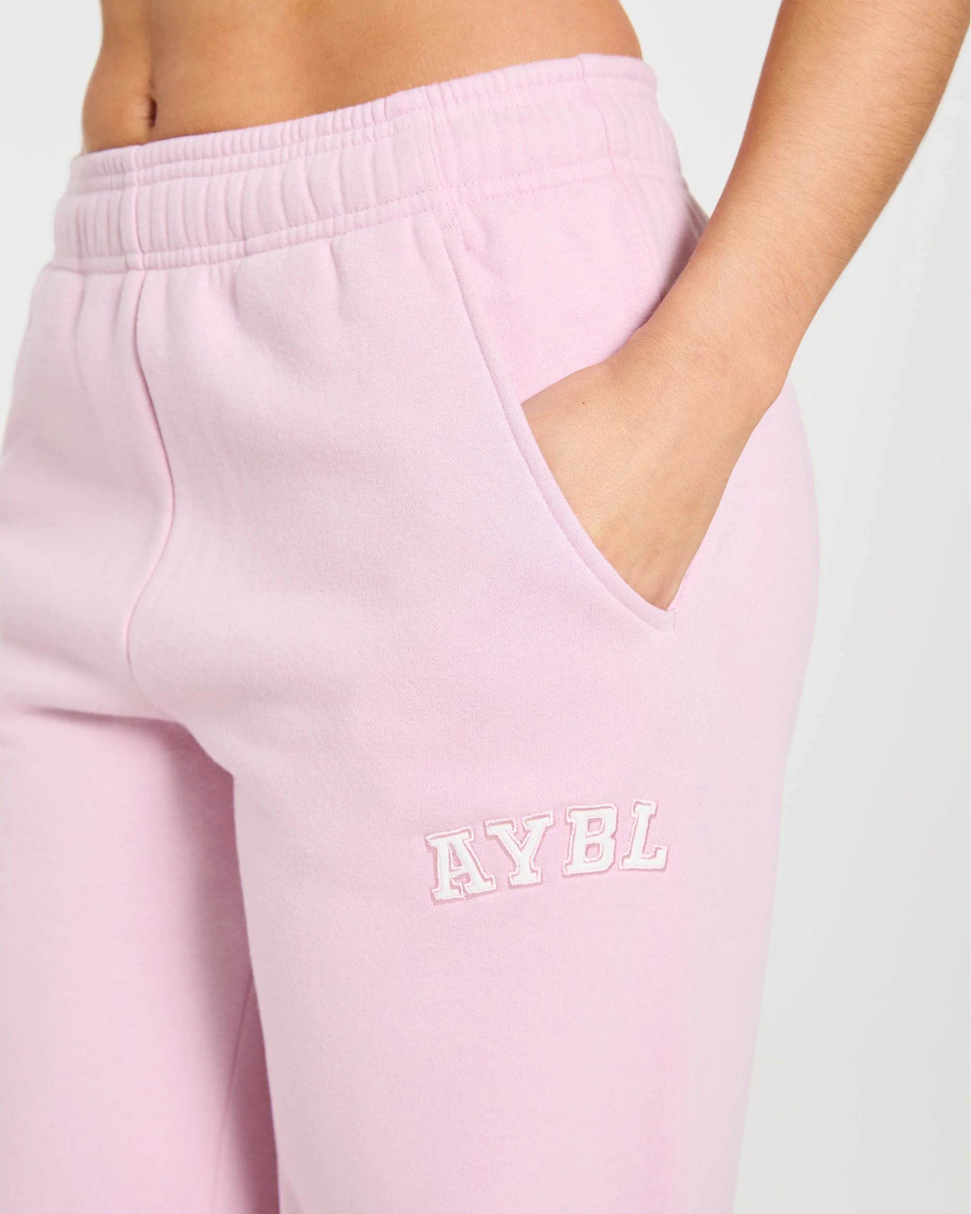 Varsity 2.0 Oversized Straight Leg Joggers - Iced Roze - Image 6