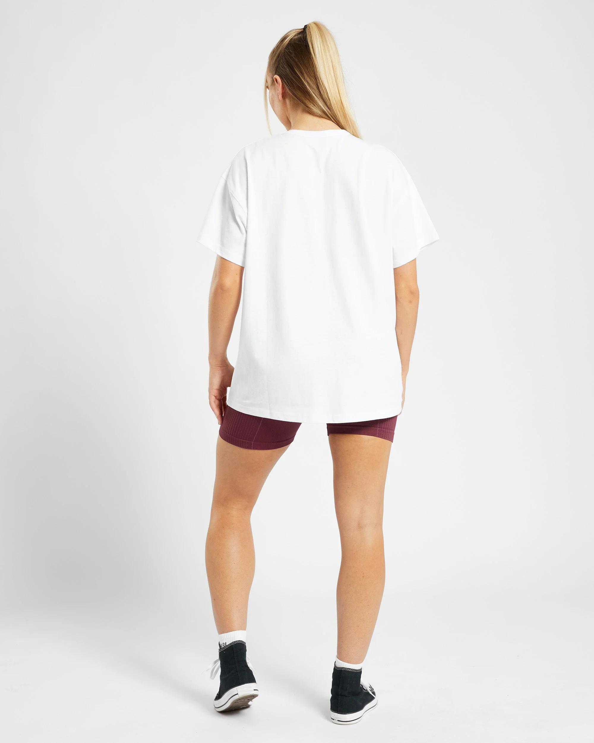 Varsity Oversized T Shirt - Wit - Image 12